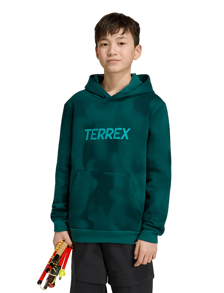 adidas Terrex - K MT AOP LOG HD - kapuzenpullover - cgreen - 5