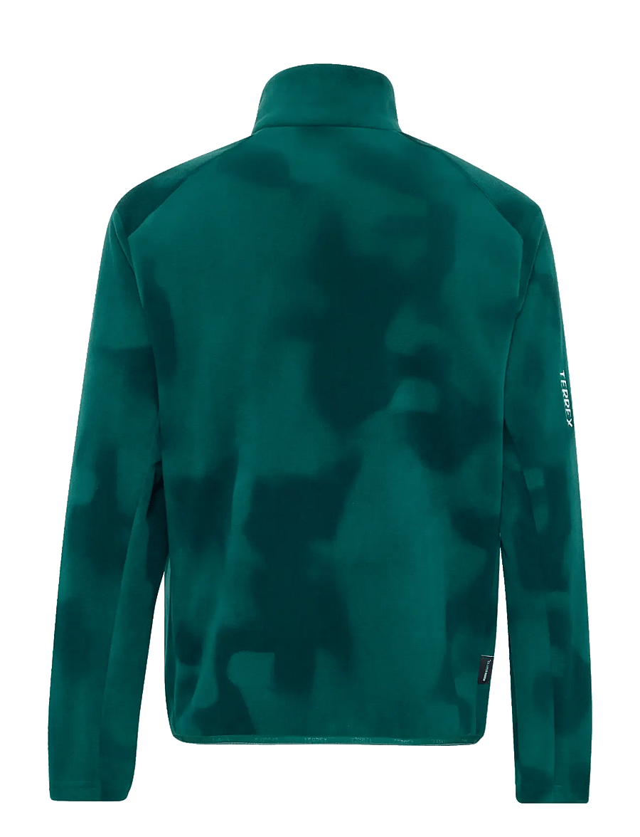 adidas Terrex - K MT AOP FZ FLE - fleecejacken - cgreen - 2