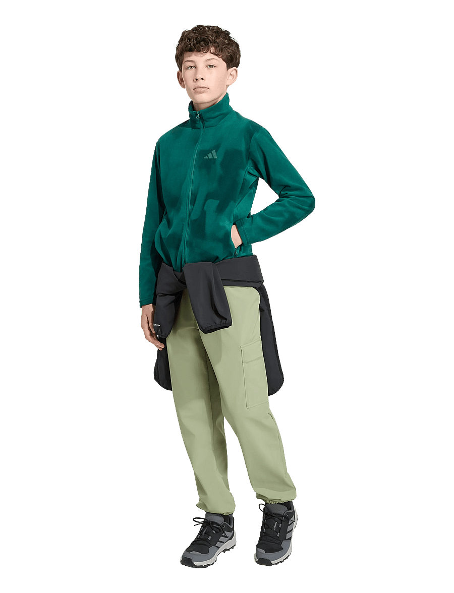 adidas Terrex - K MT AOP FZ FLE - fleecejacken - cgreen - 0