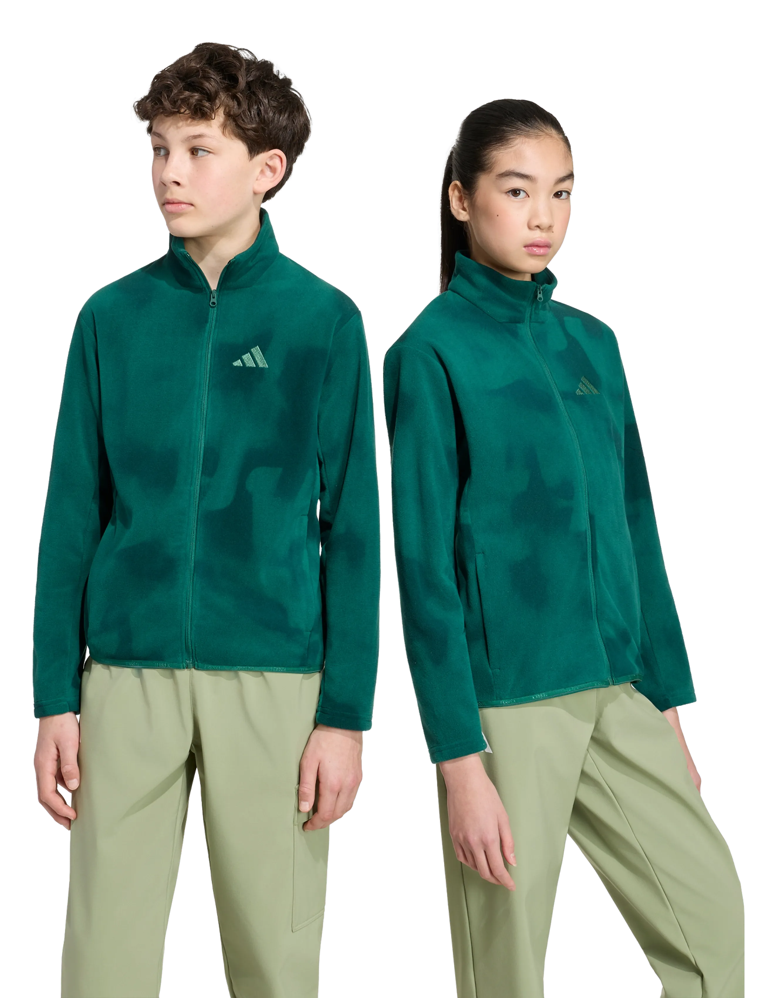 adidas Terrex - K MT AOP FZ FLE - cgreen - 3
