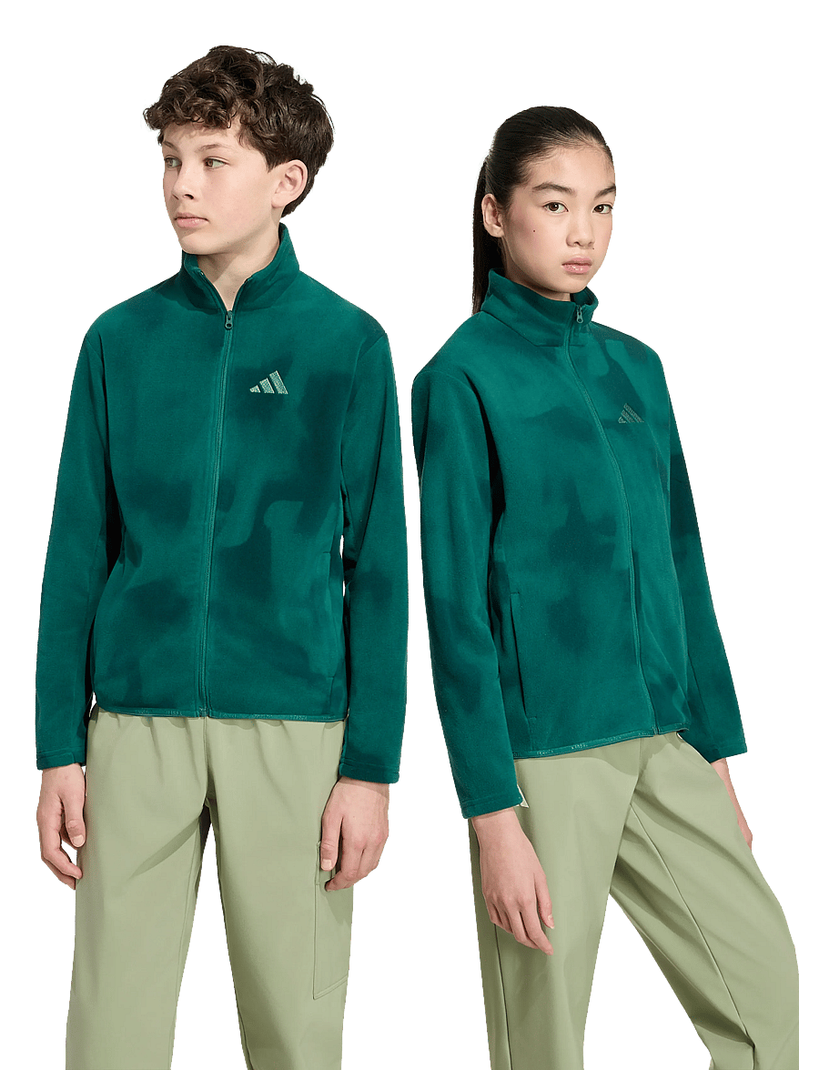 adidas Terrex - K MT AOP FZ FLE - fleecejacken - cgreen - 3