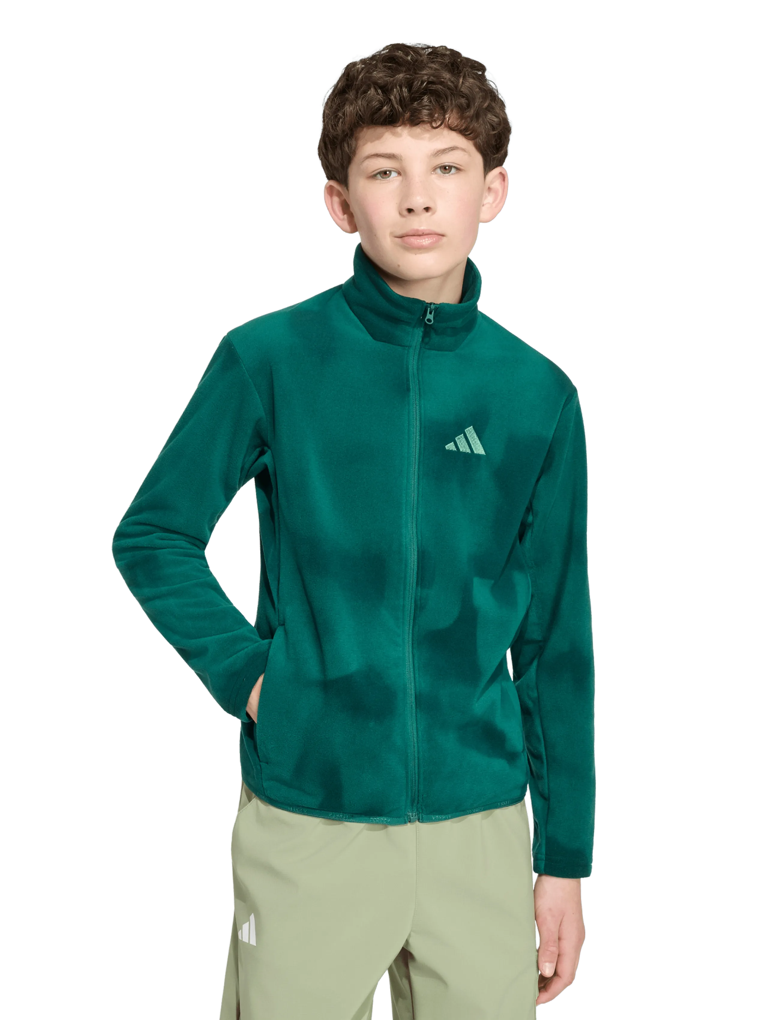 adidas Terrex - K MT AOP FZ FLE - cgreen - 5