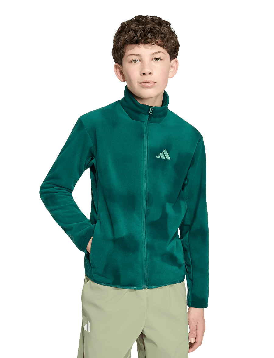 adidas Terrex - K MT AOP FZ FLE - fleecejacken - cgreen - 5