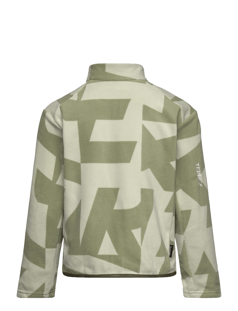 adidas Terrex - K MT AOP FL JKT - fleecetakit - halgrn/tengrn - 1