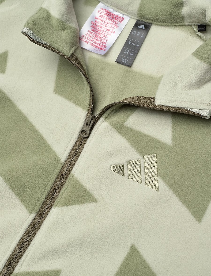 adidas Terrex - K MT AOP FL JKT - fleecetakit - halgrn/tengrn - 2