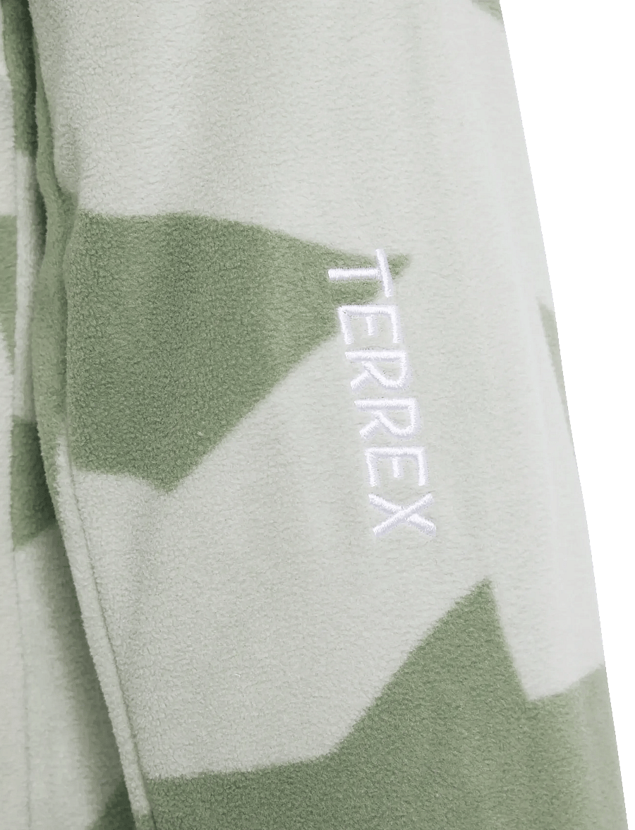 adidas Terrex - K MT AOP FL JKT - fleecetakit - halgrn/tengrn - 4
