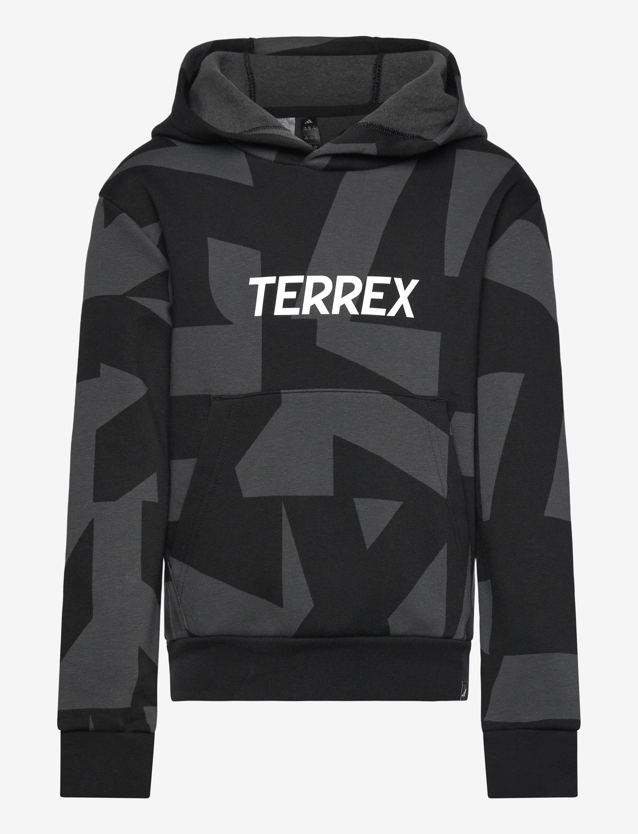adidas Terrex - K MT AOP LOG HD - hættetrøjer - carbon/black - 0