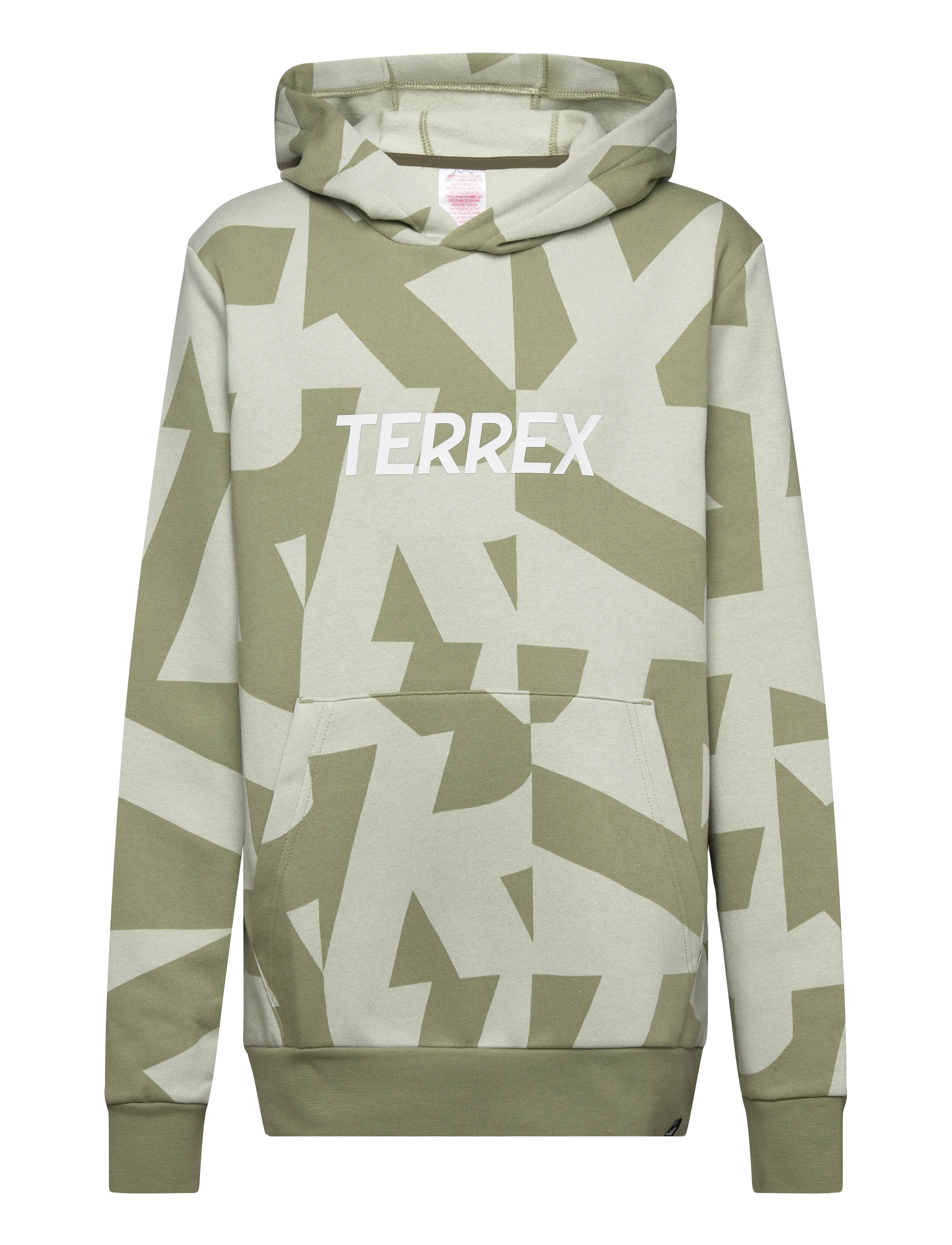 adidas Terrex K MT AOP LOG HD - Sweatshirts & Hættetrøjer - HALGRN/TENGRN / multi