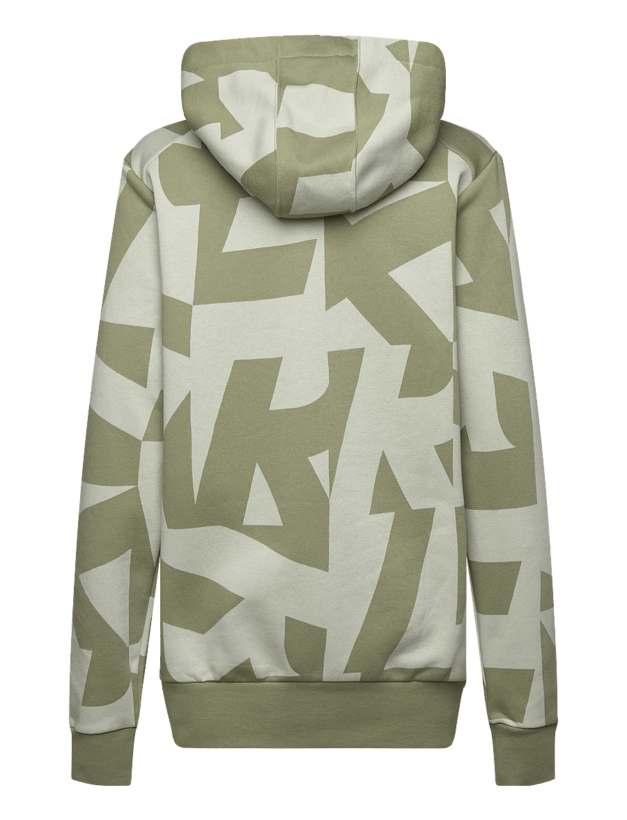 adidas Terrex - K MT AOP LOG HD - kapuzenpullover - halgrn/tengrn - 1