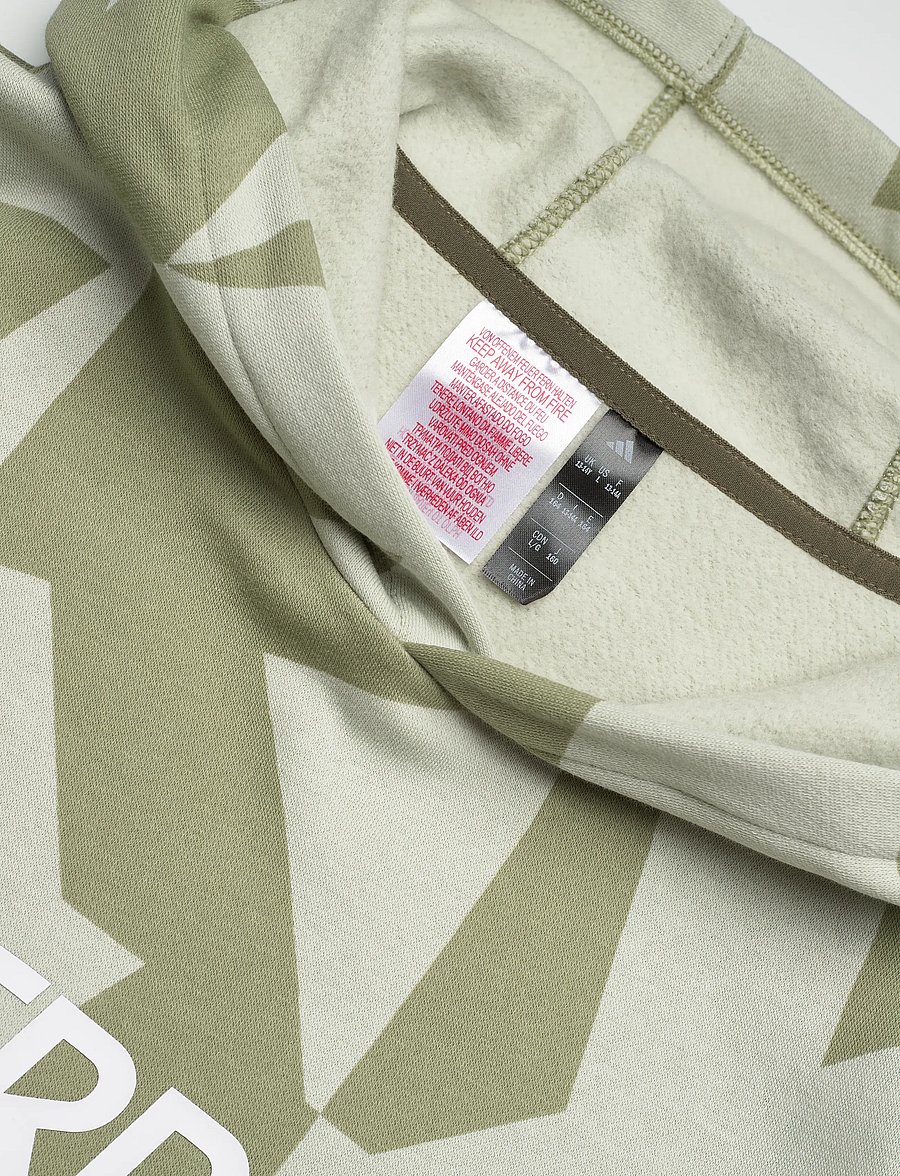 adidas Terrex - K MT AOP LOG HD - kapuzenpullover - halgrn/tengrn - 2