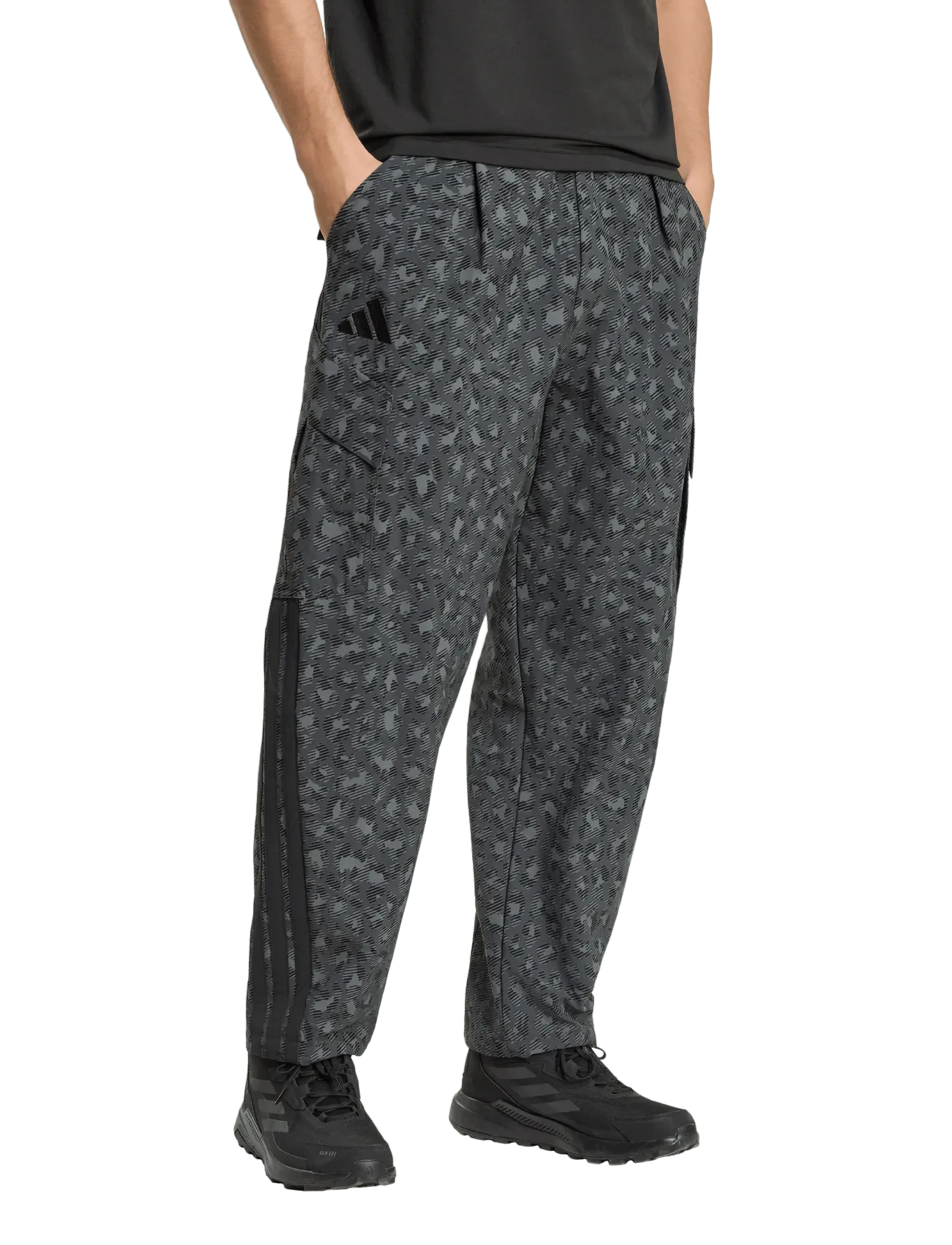 adidas Terrex - CARGO PANTS AOP - gresix/carbon/black - 2