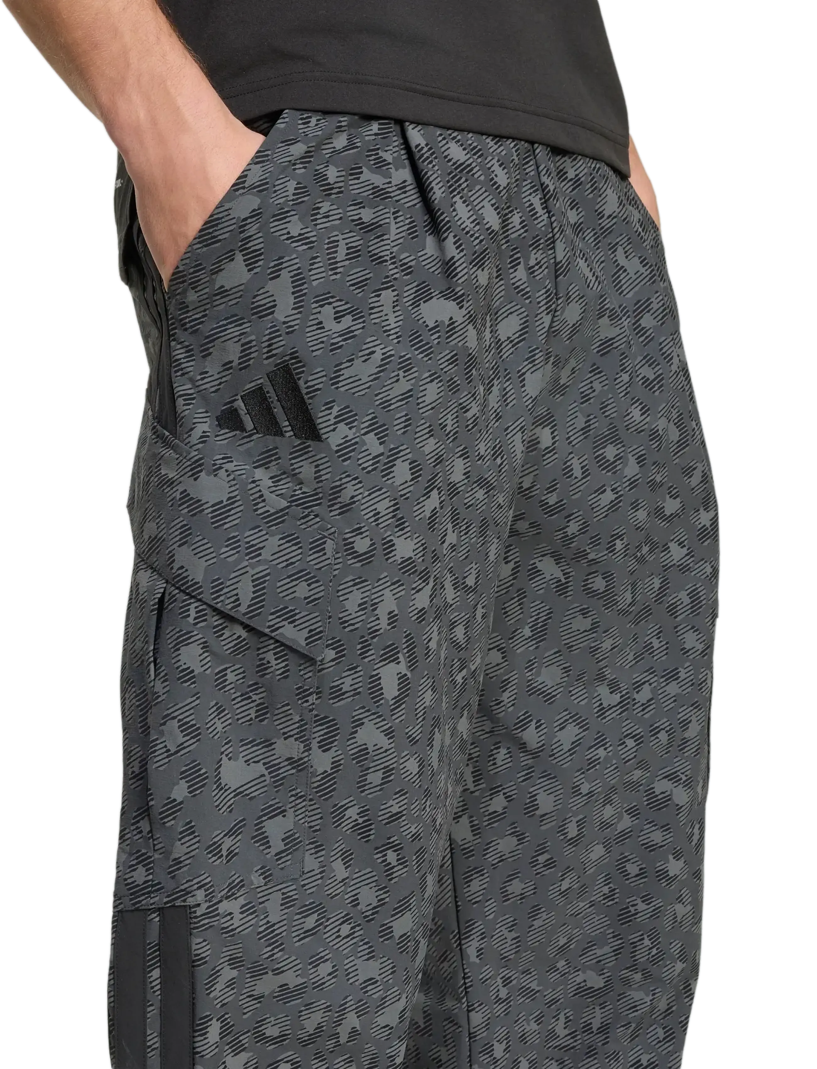 adidas Terrex - CARGO PANTS AOP - gresix/carbon/black - 3