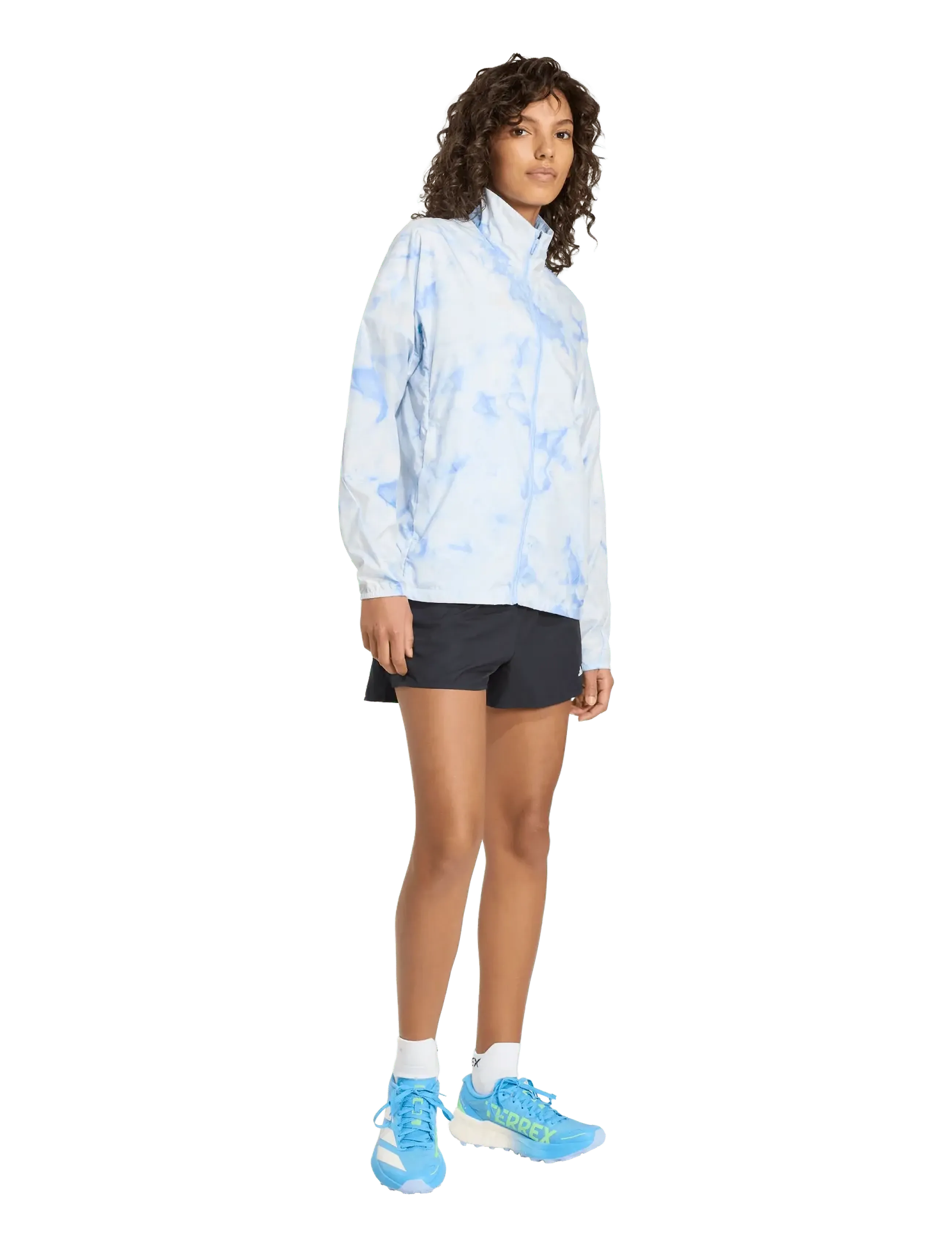 adidas Terrex W Mt Windj Sd, M, Sport Jackets, Weiß - Training Frauen