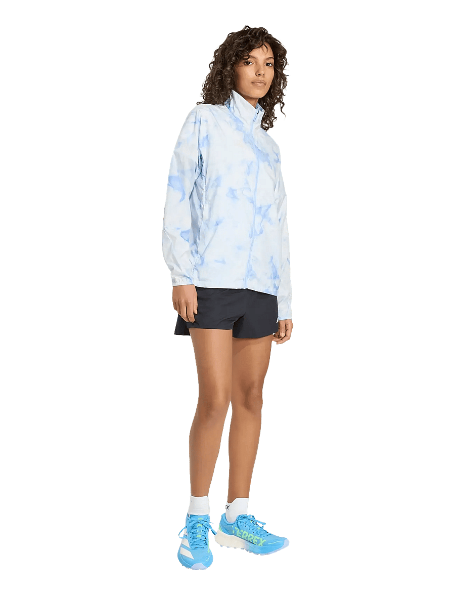 adidas Terrex - W MT WINDJ SD - spordijakid - white/globlu - 0