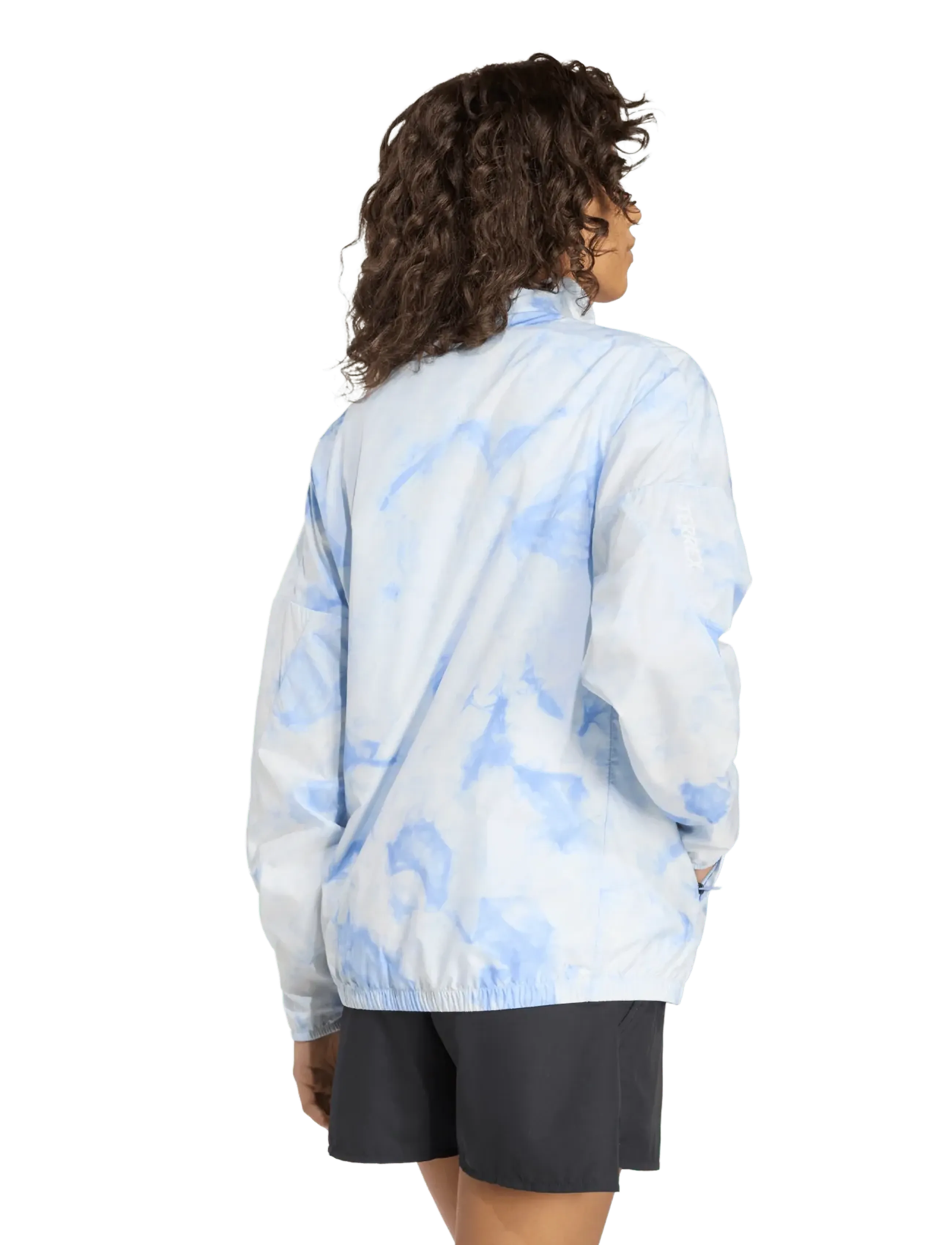 adidas Terrex - W MT WINDJ SD - sportsjakker - white/globlu - 5