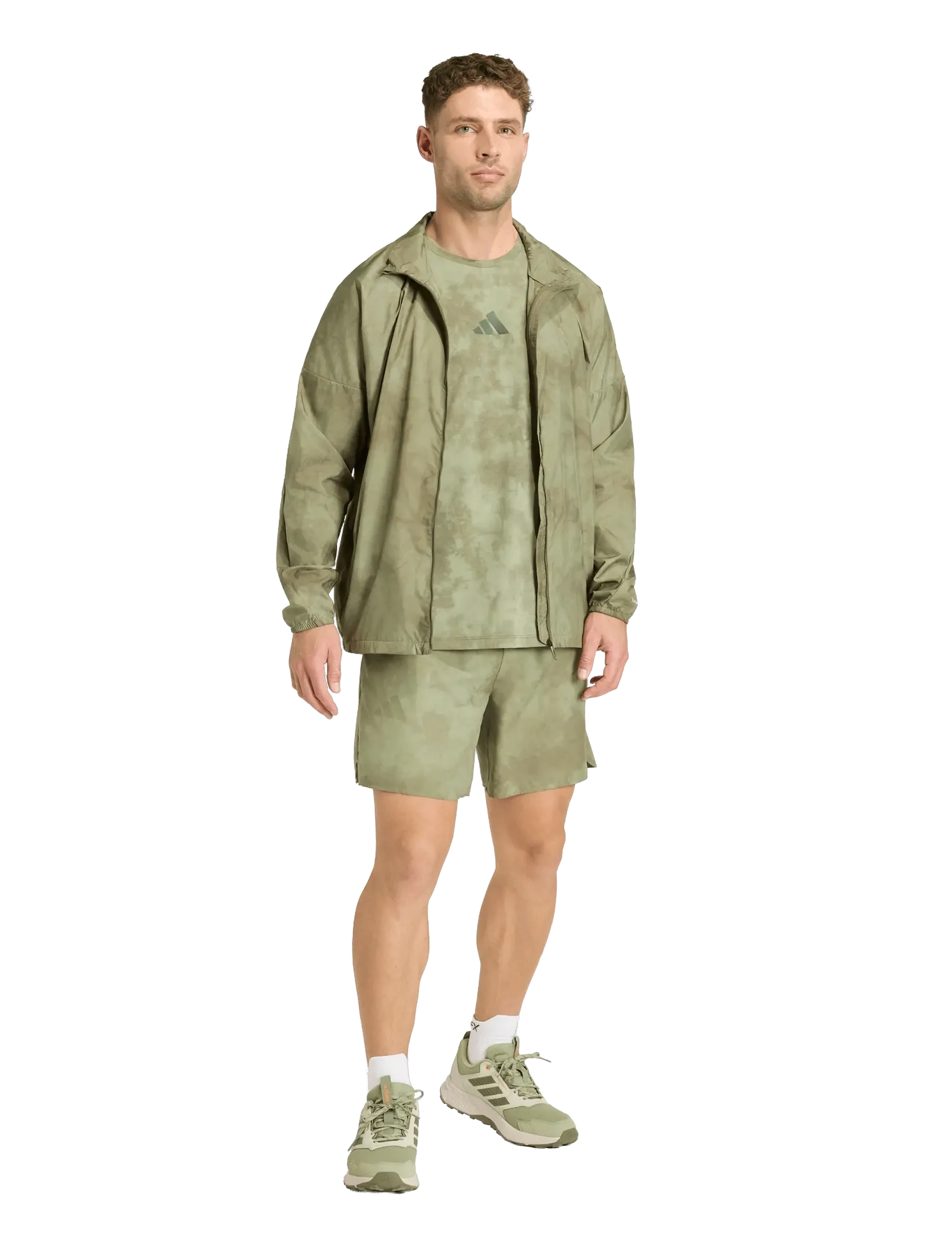 adidas Terrex Mt Wind J Sd, Vindjakke, Grøn, Str: L