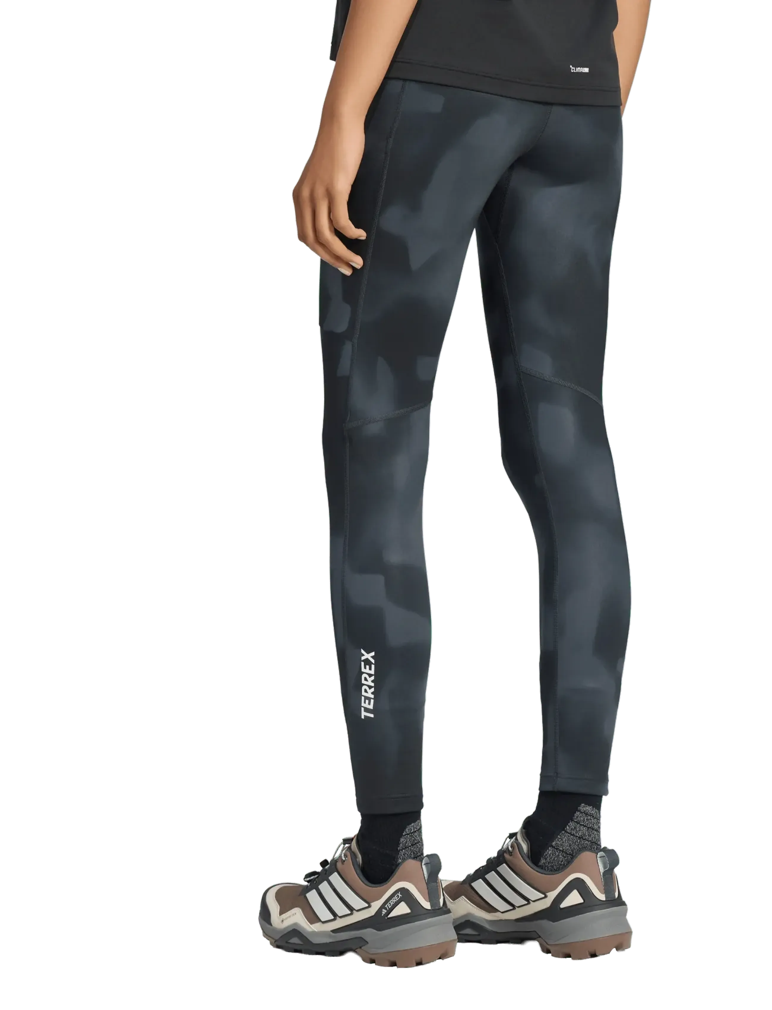 adidas Terrex - W MT TIGHTS AOP - tights - black/carbon - 4