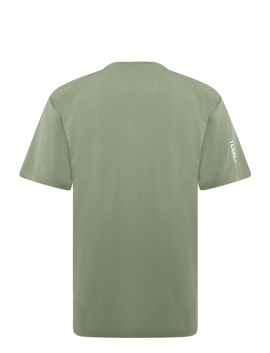adidas Terrex - MT LOG TECH T - oberteile & t-shirts - tengrn - 1