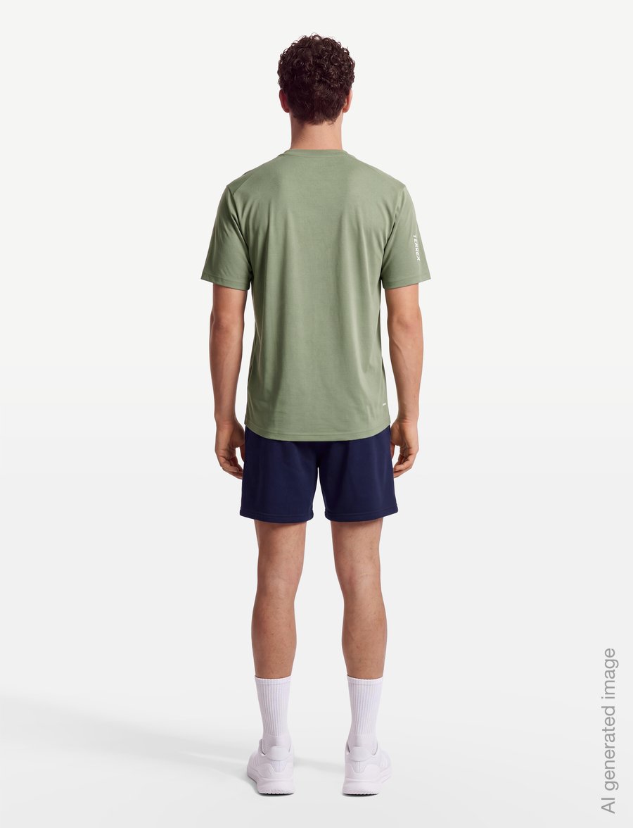 adidas Terrex - MT LOG TECH T - tops & t-shirts - tengrn - 4