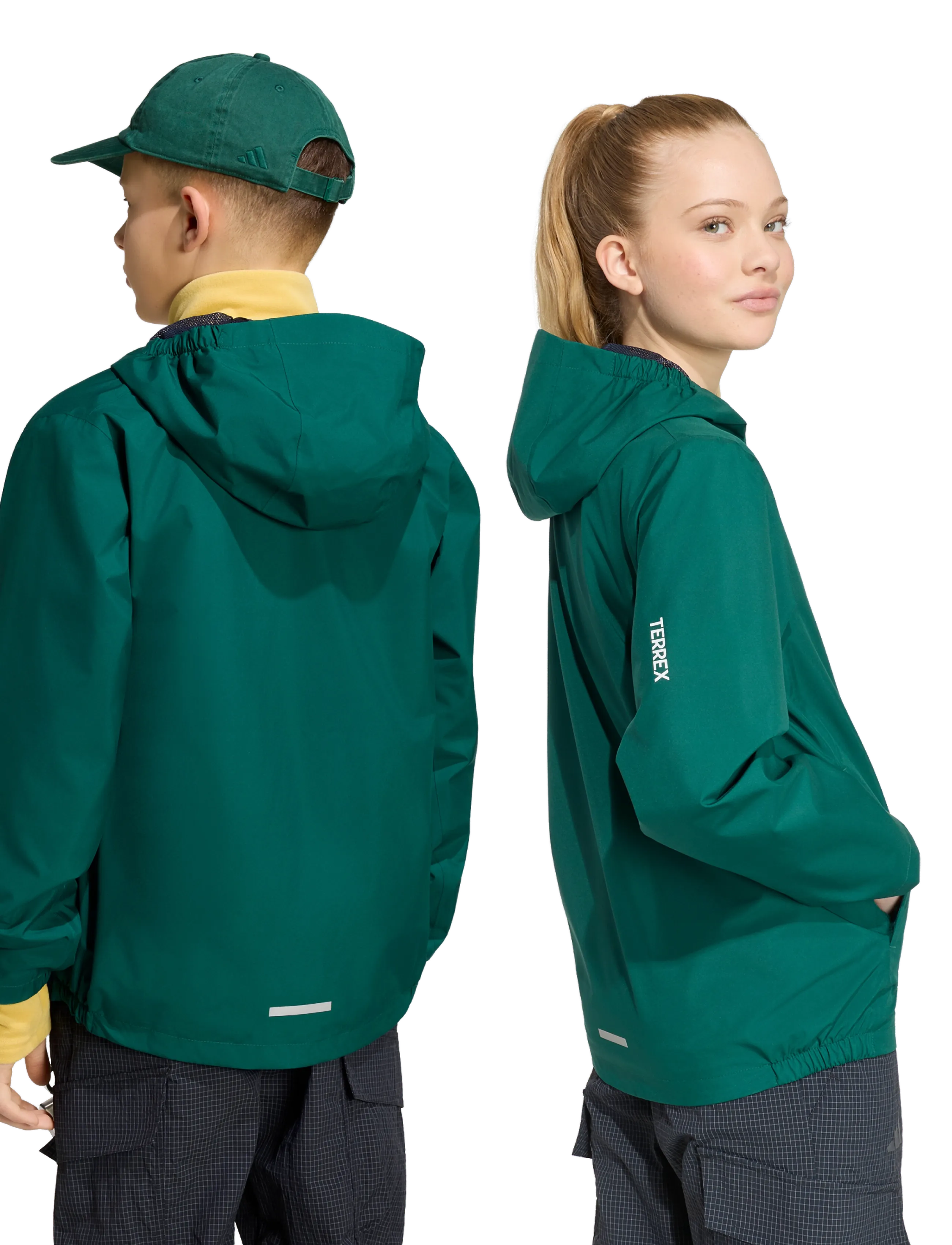 adidas Terrex - K MT 2L RAIN J - shell-joped - cgreen - 4