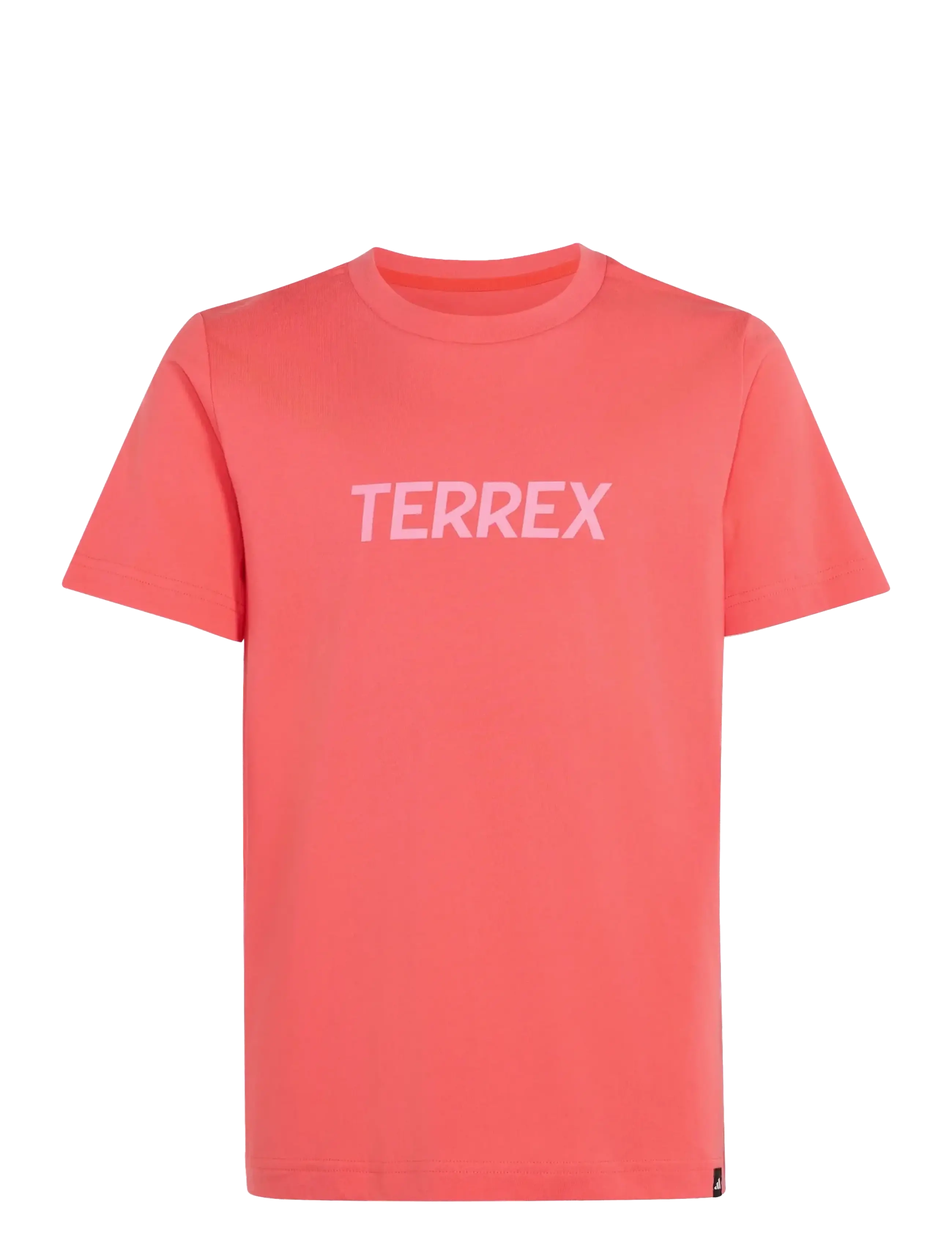 adidas Terrex K MT LOGO TEE - adidas - PURTUR / coral