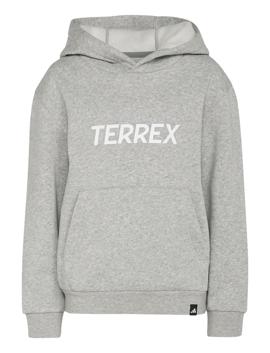adidas Terrex - K MT LOGO HD - kapuzenpullover - mgreyh - 0