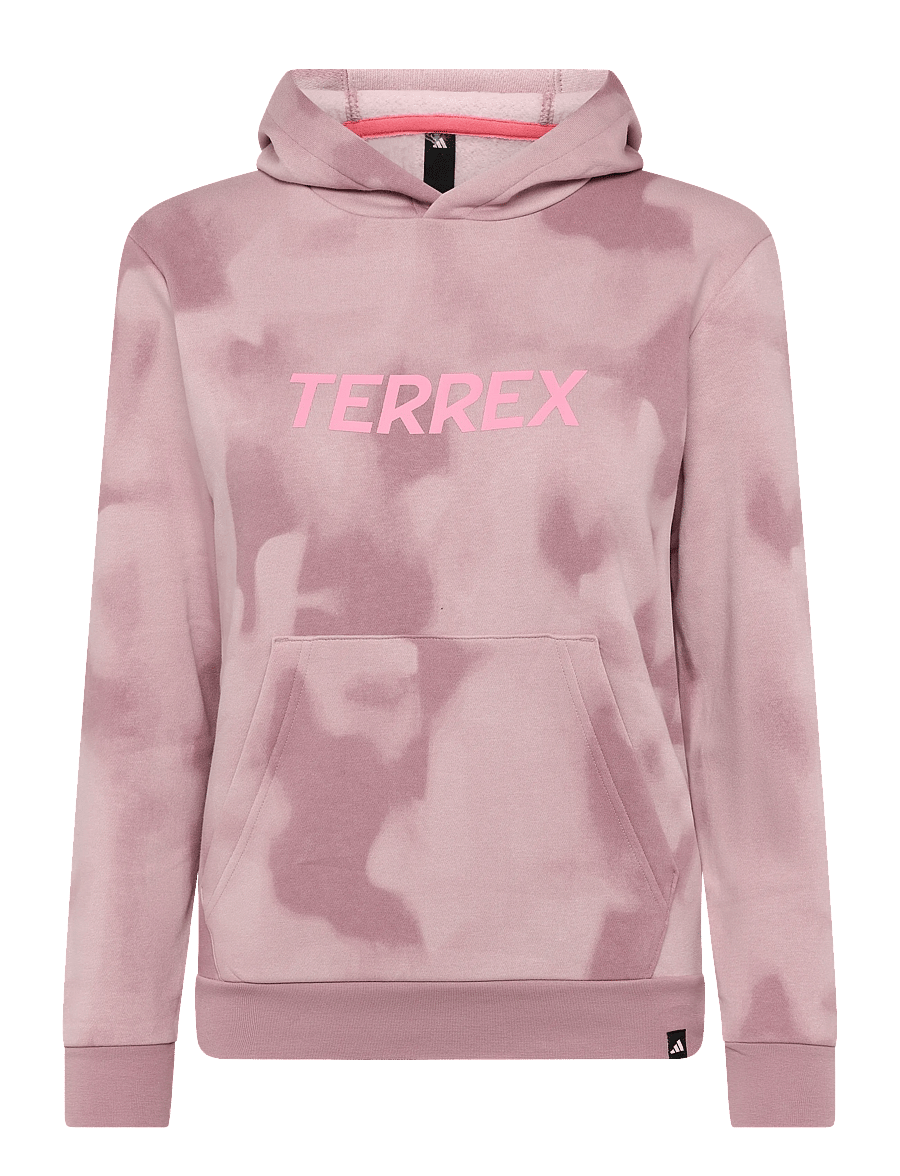adidas Terrex - K MT AOP LOG HD - kapuutsiga pusad - magmau - 1