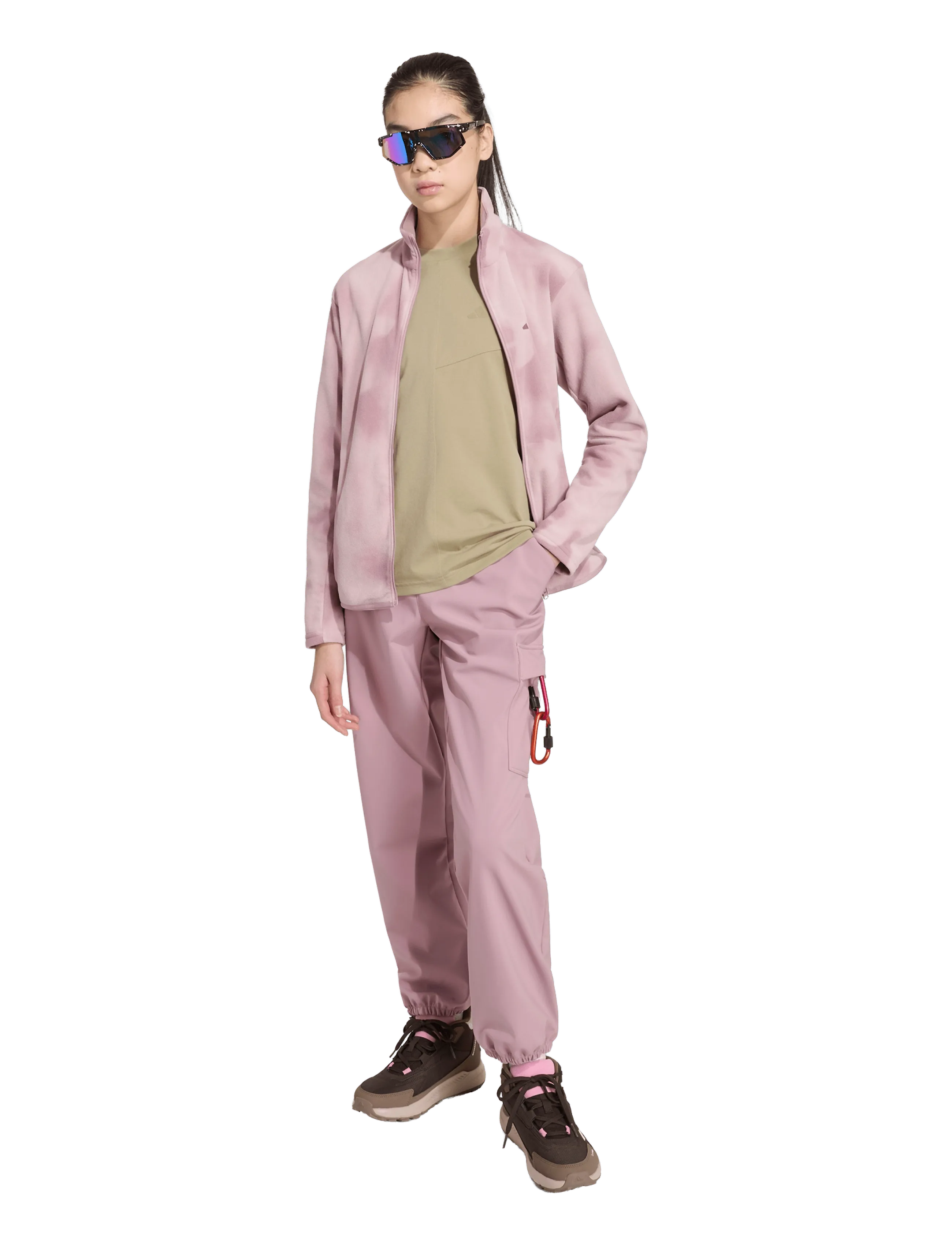 adidas Terrex - K MT AOP FZ FLE - fleece jas - magmau - 0
