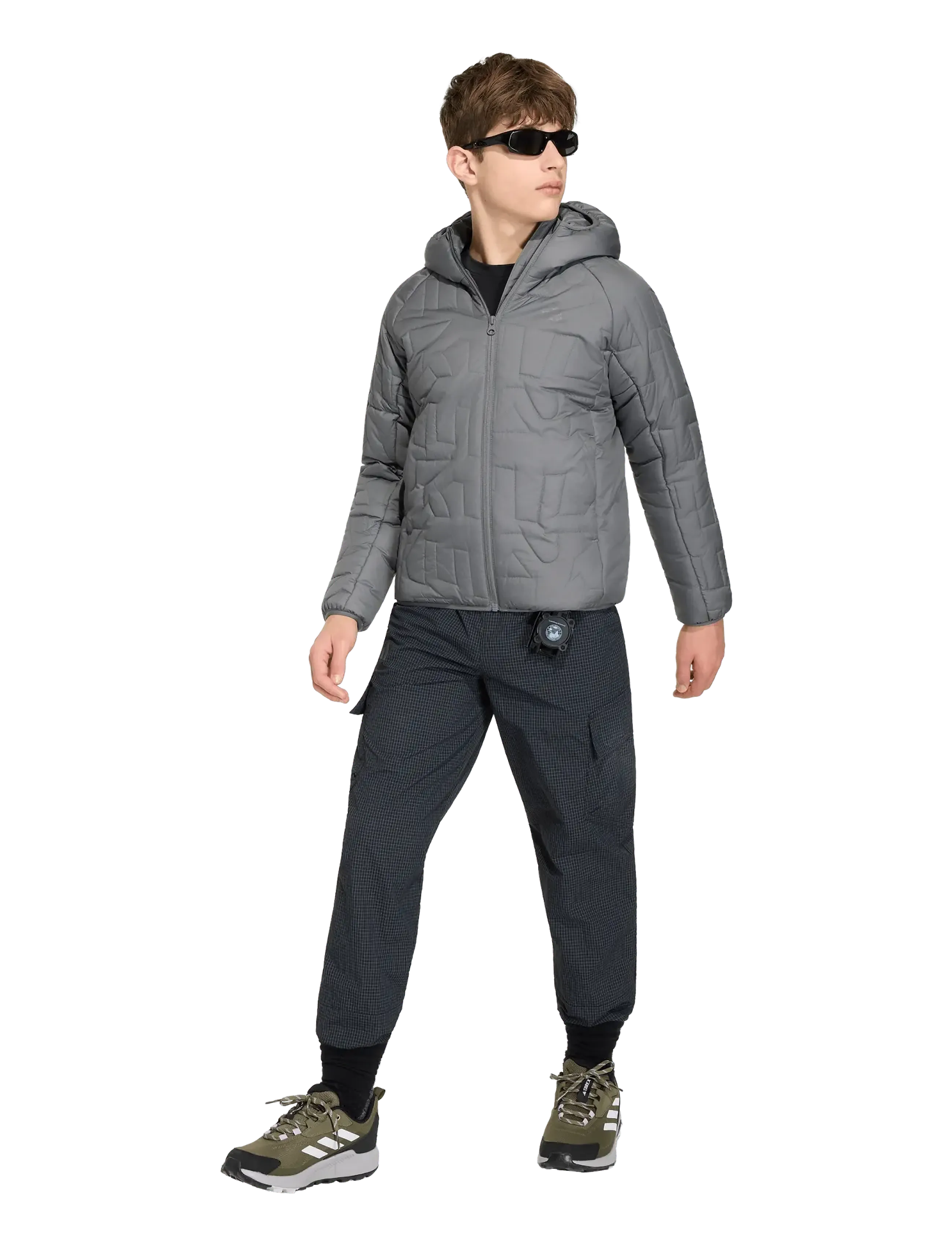 adidas Terrex - K XPR PD JKT - quiltede jakker - grefou - 0