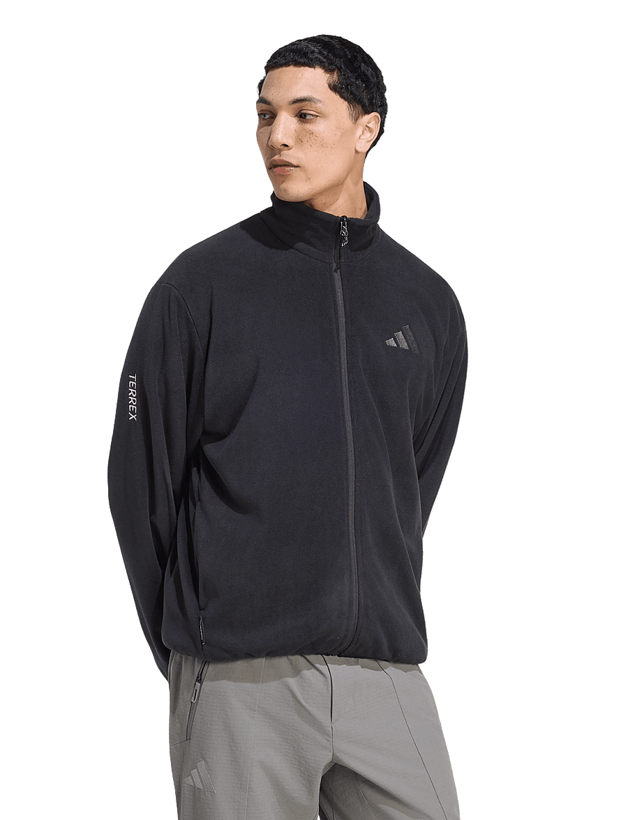adidas Terrex - MT FZ FLEECE - black/black - 2