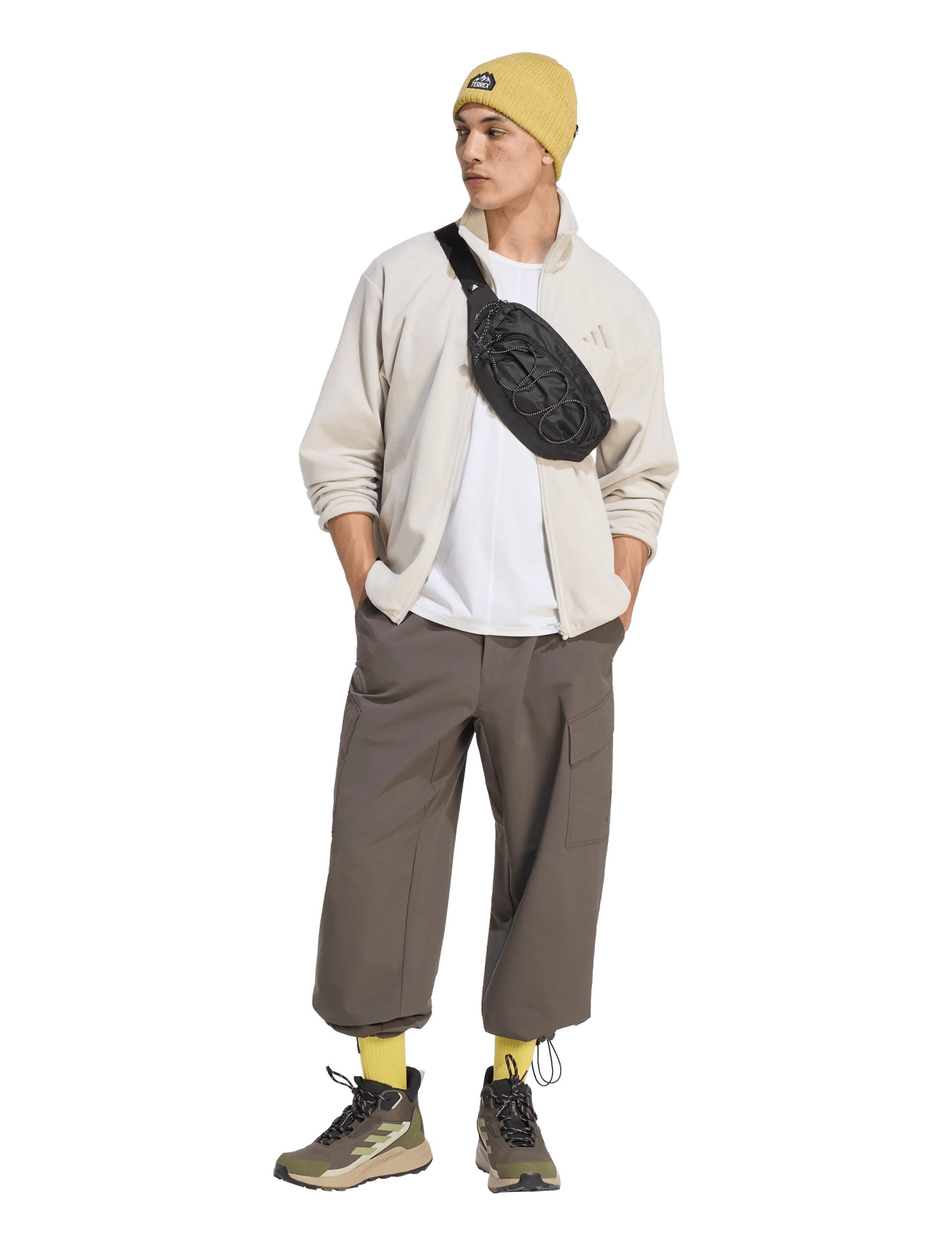 adidas Terrex Mt Fz Fleece, XXL, Sport Fleeces & Midlayers, Creme - Fleeces, Männerswear