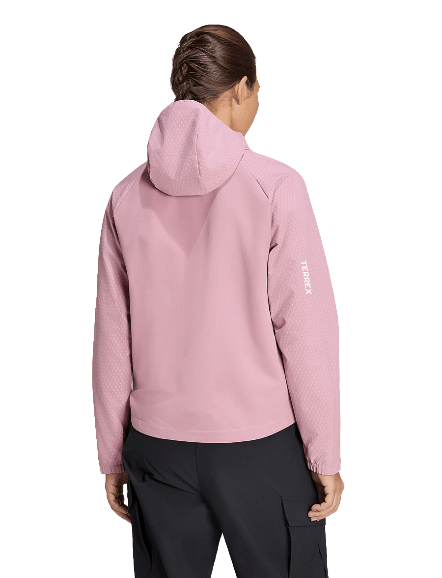 adidas Terrex - W MT CW SOSH J - friluftsjakker - magmau - 3