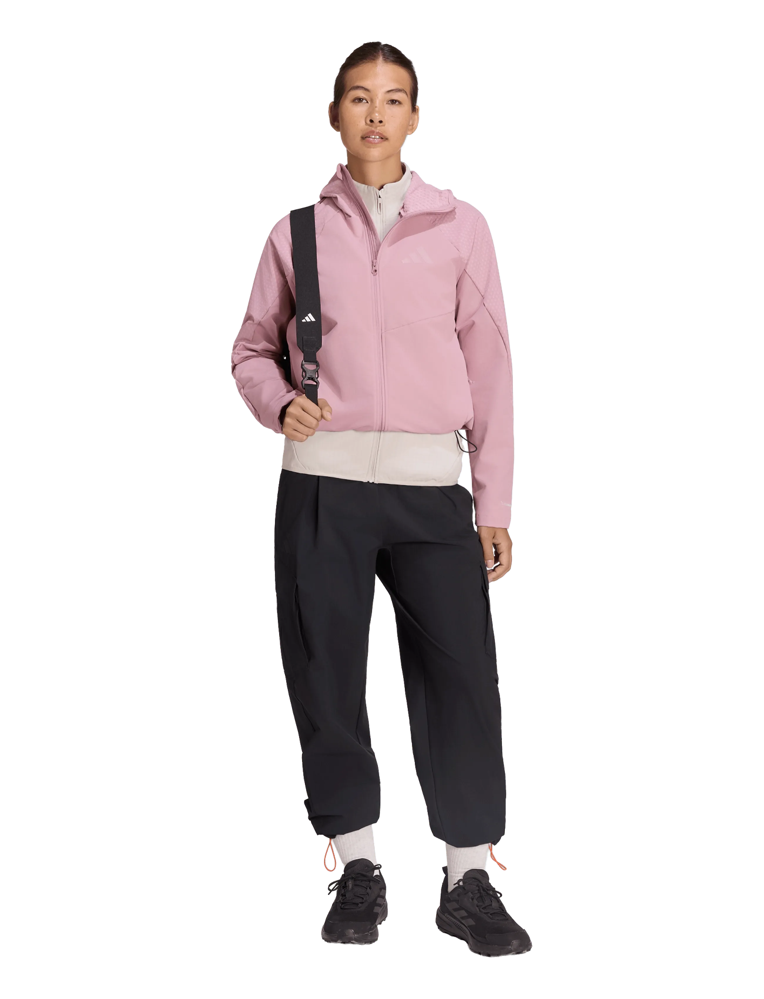 adidas Terrex - W MT CW SOSH J - friluftsjackor - magmau - 4