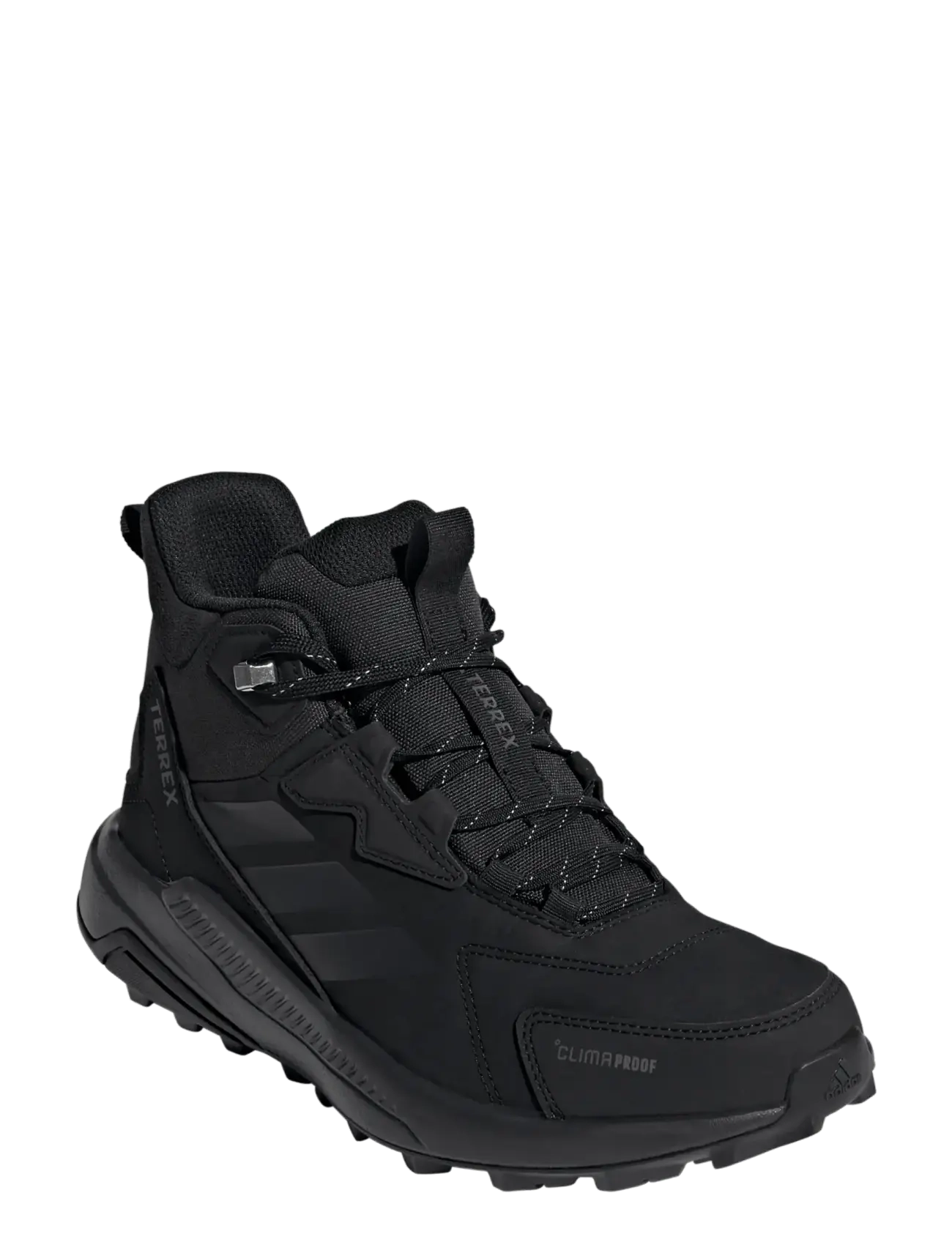adidas Terrex TERREX ANYLANDER MID LEA CP W - Wanderschuhe - CBLACK/CARBON/GREFOU / black