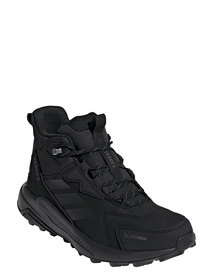 adidas Terrex - TERREX ANYLANDER MID LEA CP W - matka- ja kõndimisjalatsid - cblack/carbon/grefou - 0