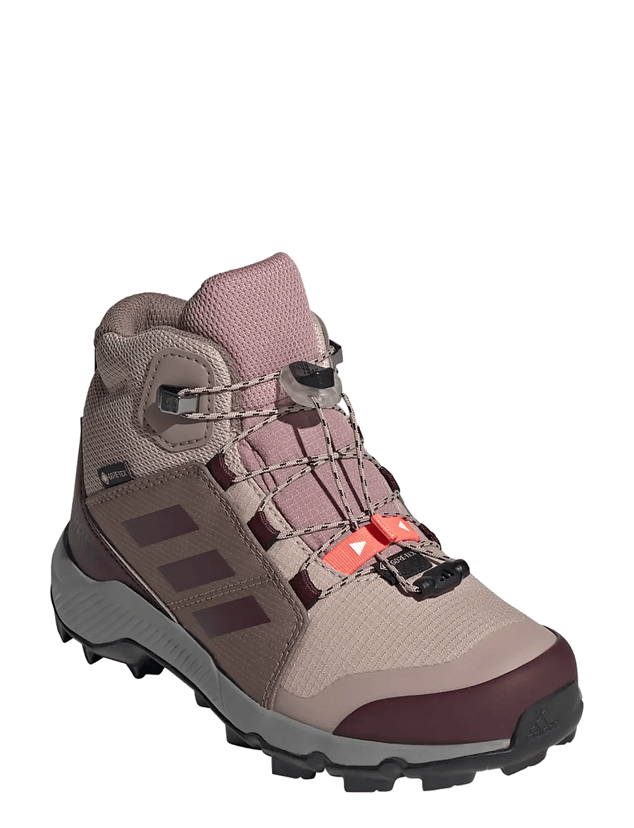 adidas Terrex - TERREX MID GTX K - matka- ja kõndimisjalatsid - magmau/wontau/maroon - 0