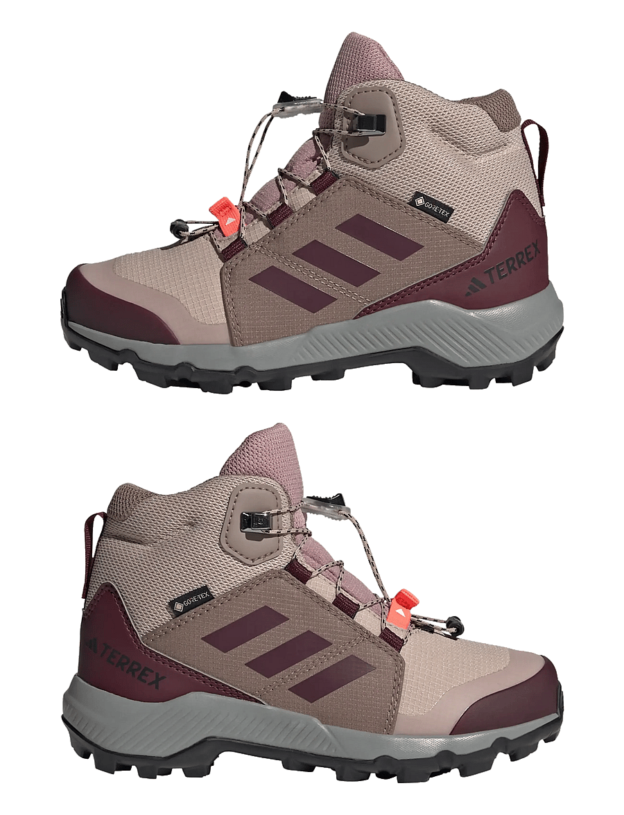 adidas Terrex - TERREX MID GTX K - matka- ja kõndimisjalatsid - magmau/wontau/maroon - 5