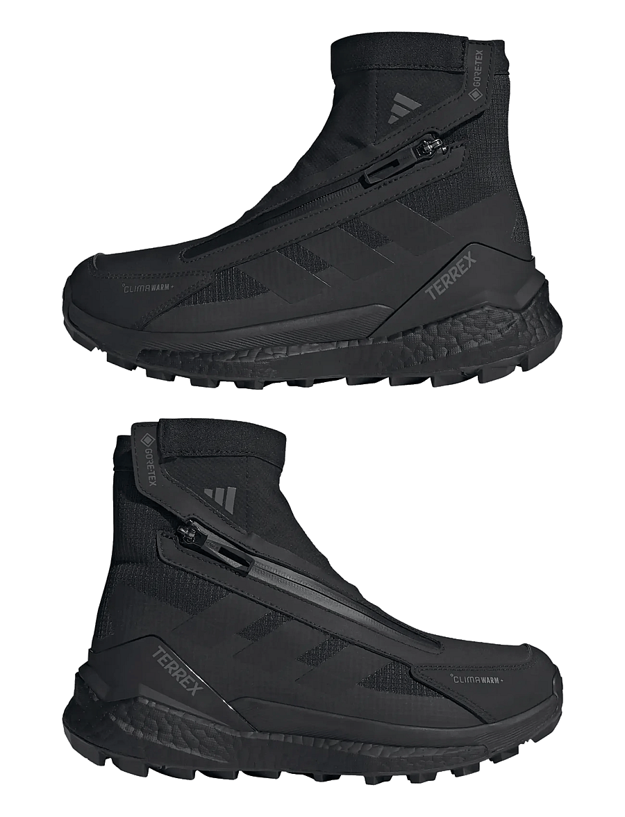 adidas Terrex - FREE HIKER 2 GTX CLIMAWARM + W - vandringsskor - cblack/cblack/grefou - 5