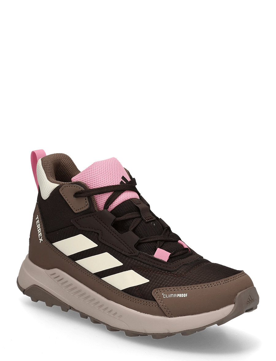 adidas Terrex - TERREX ANYLANDER MID CP J - løbesko - auco/wonwhi/earstr - 0