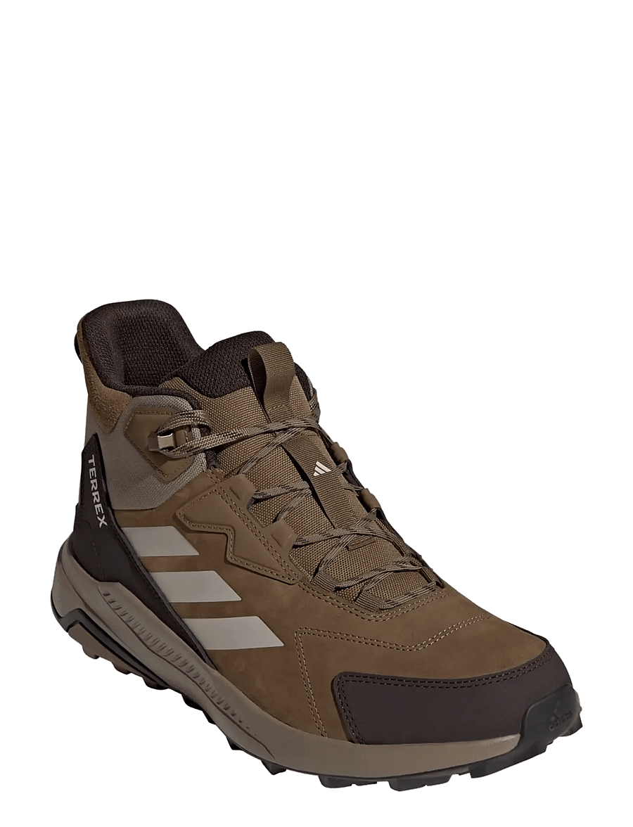 adidas Terrex - TERREX ANYLANDER MID LEA - wanderschuhe - brooxi/lbrown/khasix - 0
