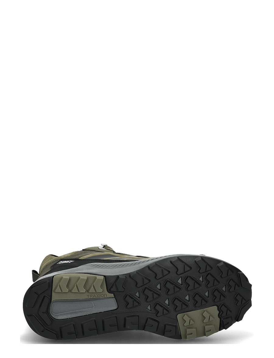 adidas Terrex - TERREX ANYLANDER MID LEA - hiking shoes - olistr/carbon/cblack - 4