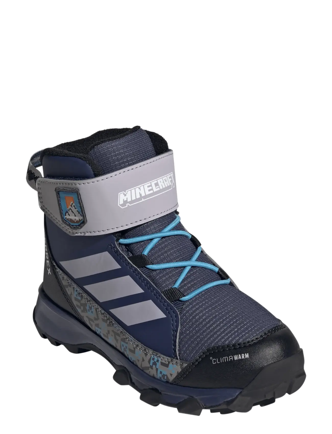 adidas Terrex TERREX SNOW CW MINECRAFT K - Chaussures de randonnée - SHANAV/GLOGRY/DKBLUE / navy