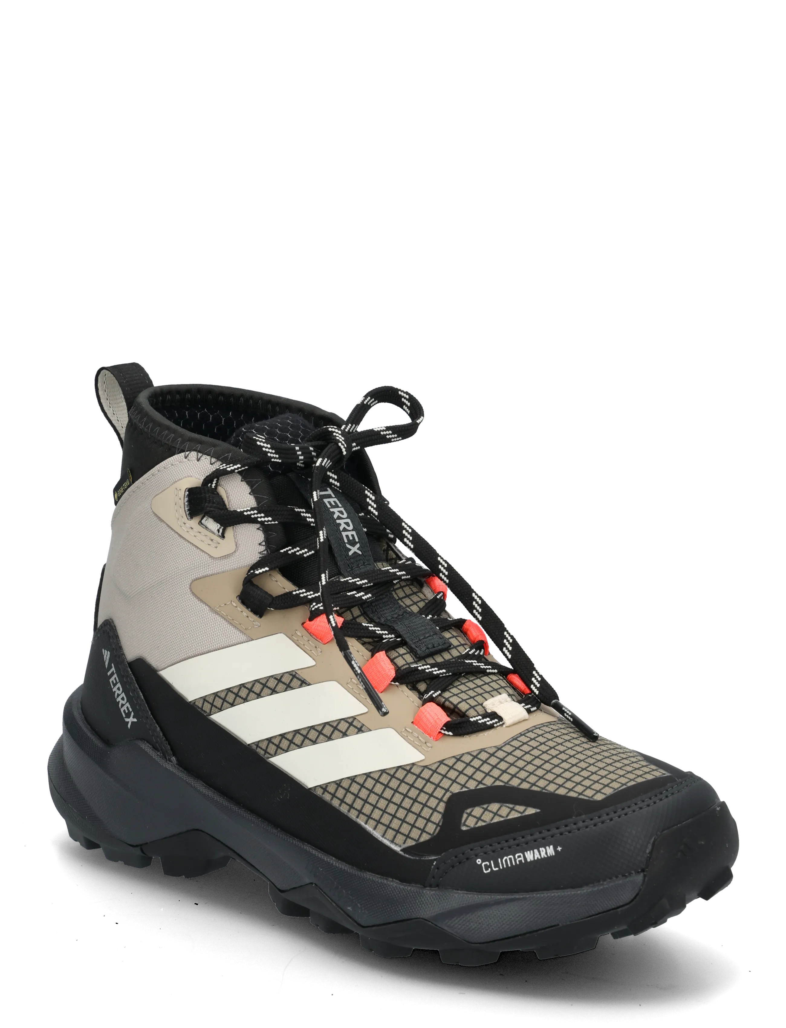 adidas Terrex SKYCHASER AX5 MID GTX CLIMA W - Hiking shoes - BLACAR/WONWHI/CBLACK / beige