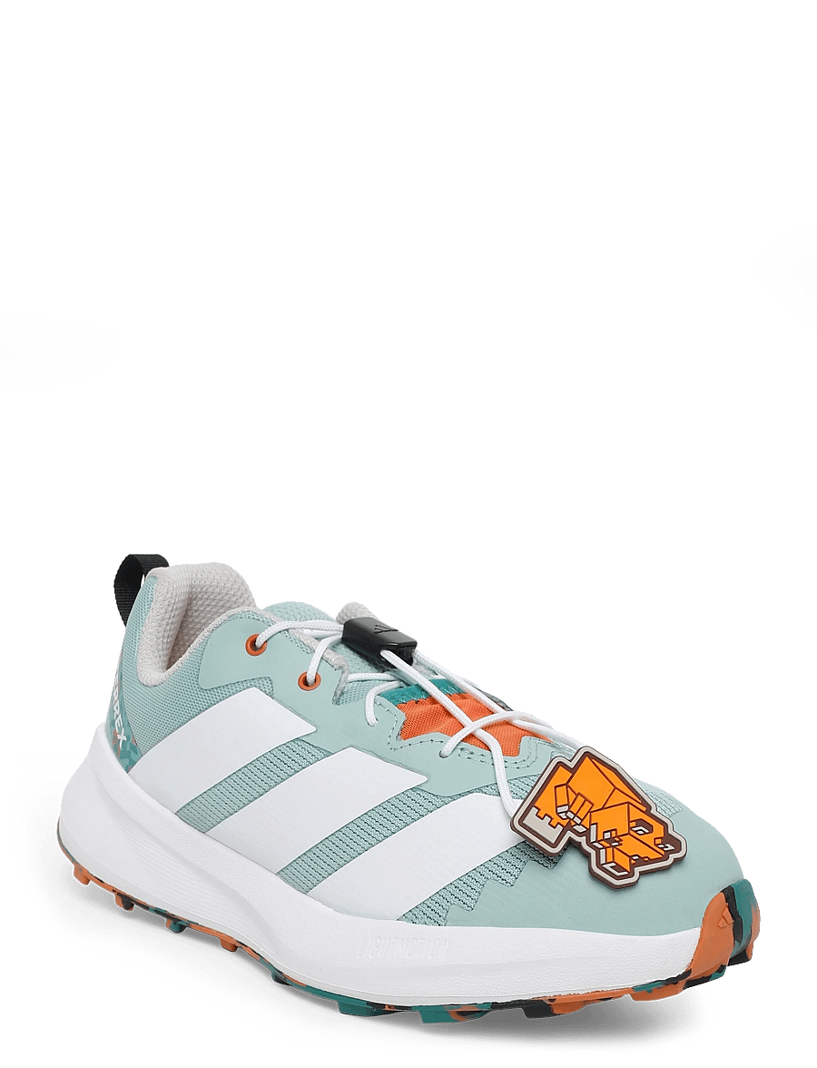 adidas Terrex - TERREX AGRAVIC MINECRAFT K - löparskor - hazgrn/ftwwht/cblack - 0