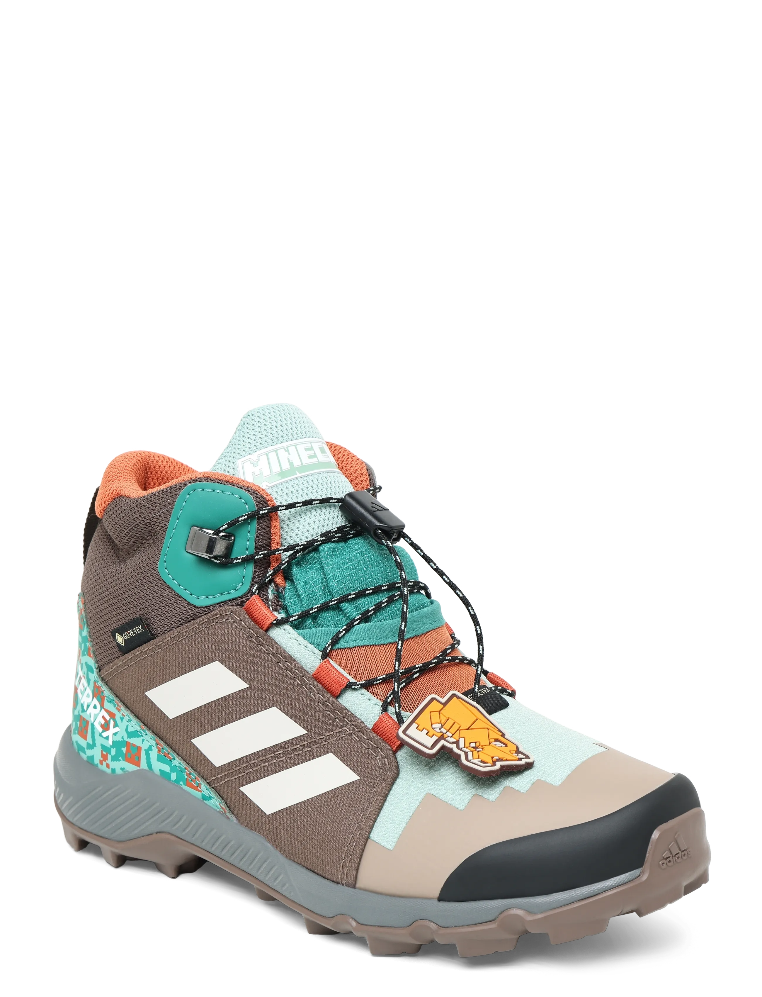 adidas Terrex TERREX MID GTX MINECRAFT K - adidas - HAZGRN/WONALU/EARSTR / brown