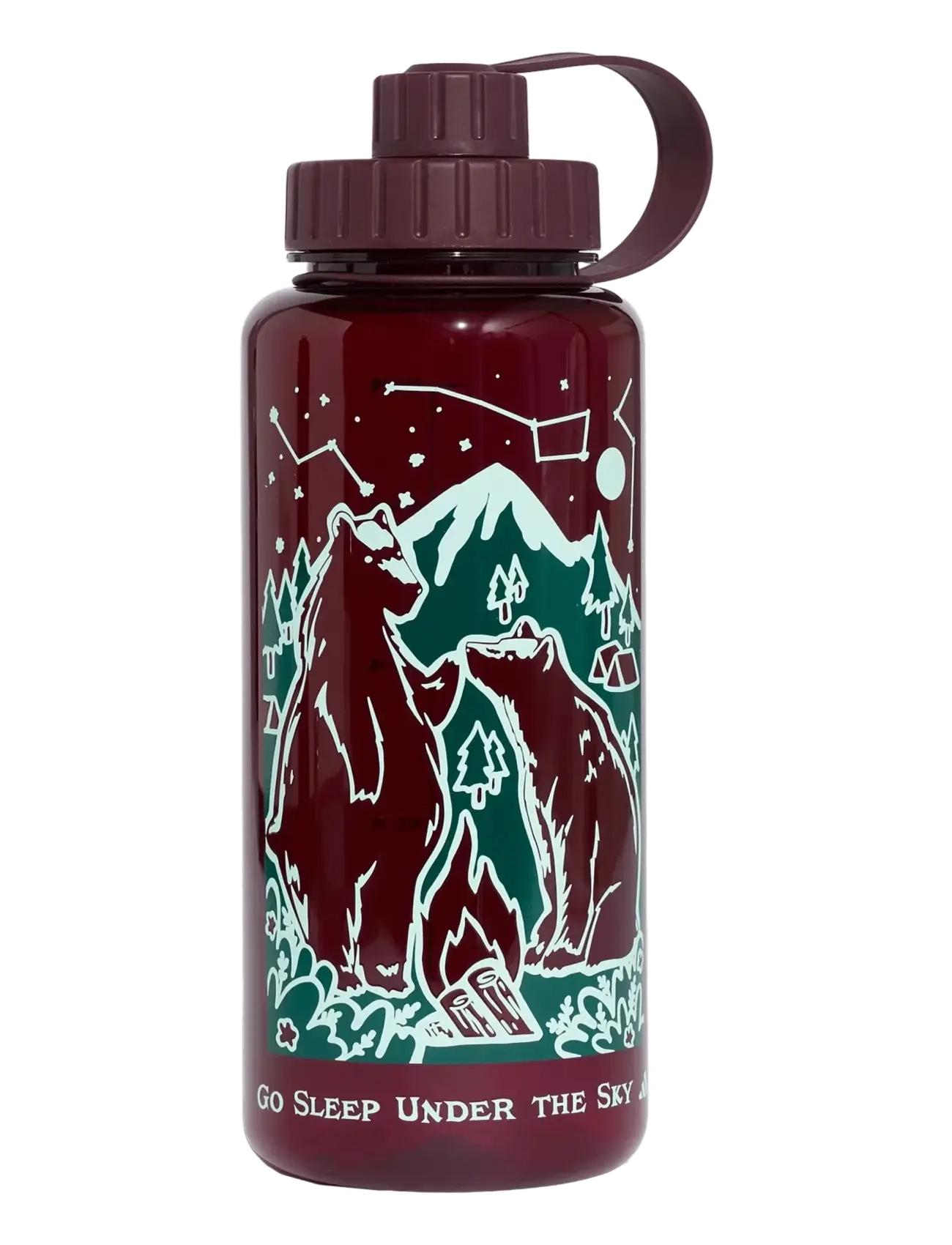 adidas Terrex Trit Bottle 1L, One Size, Burgundy, Sport Equipment > Sport Water Bottles, Herre