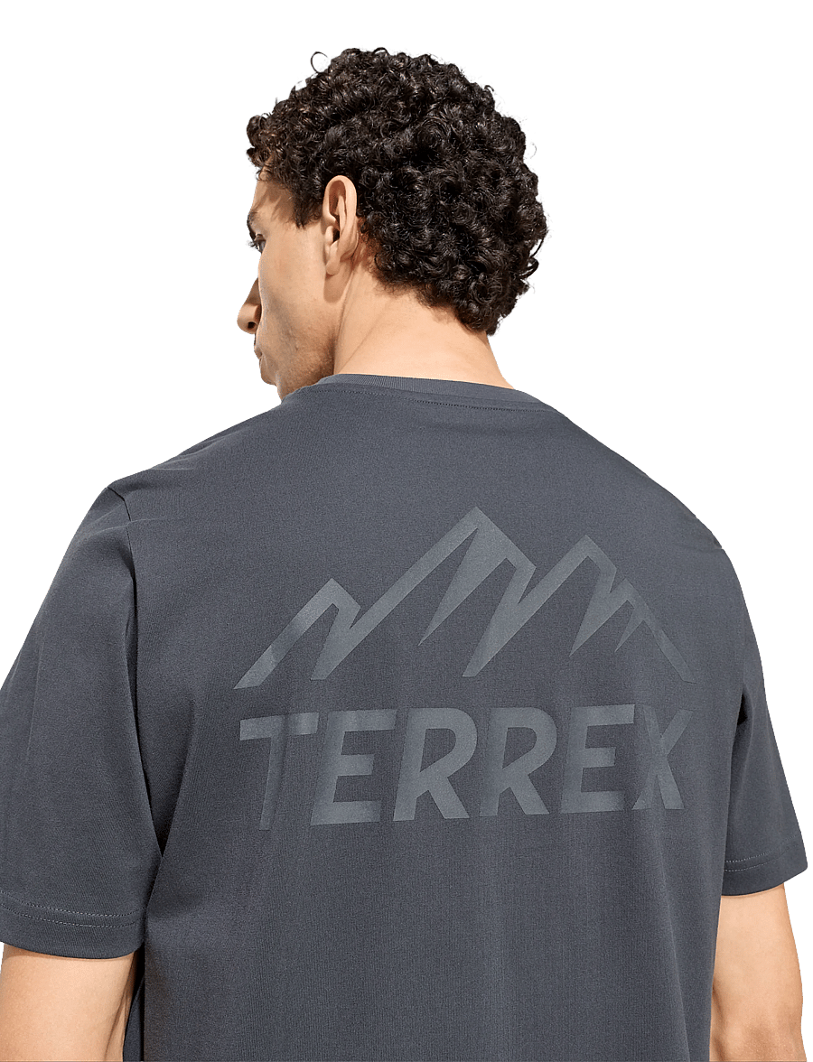 adidas Terrex - M TERREX G T - alussärgid ja t-särgid - carbon - 4