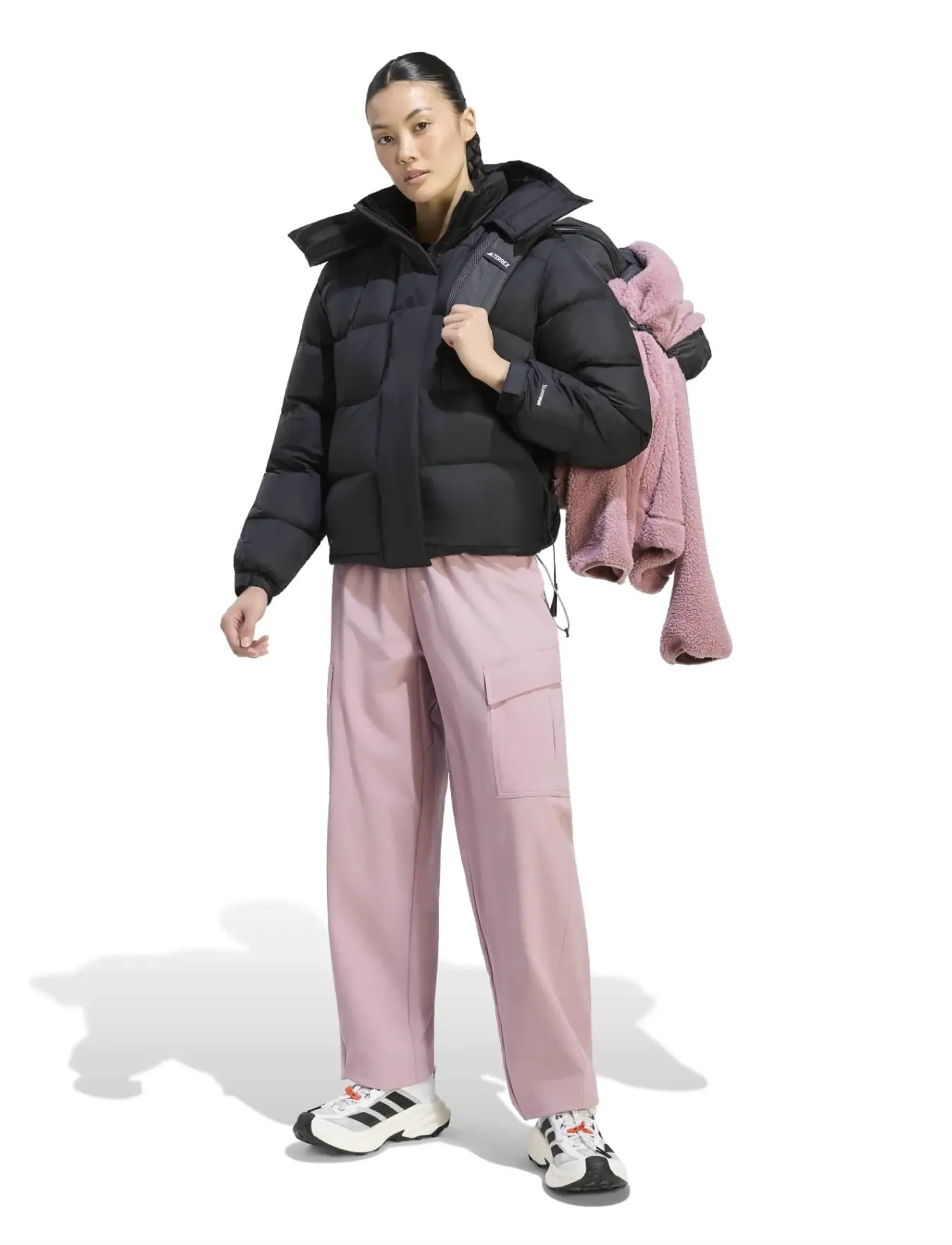 adidas Terrex - W XPL PUFFER J - friluftsjakker - black/black - 4