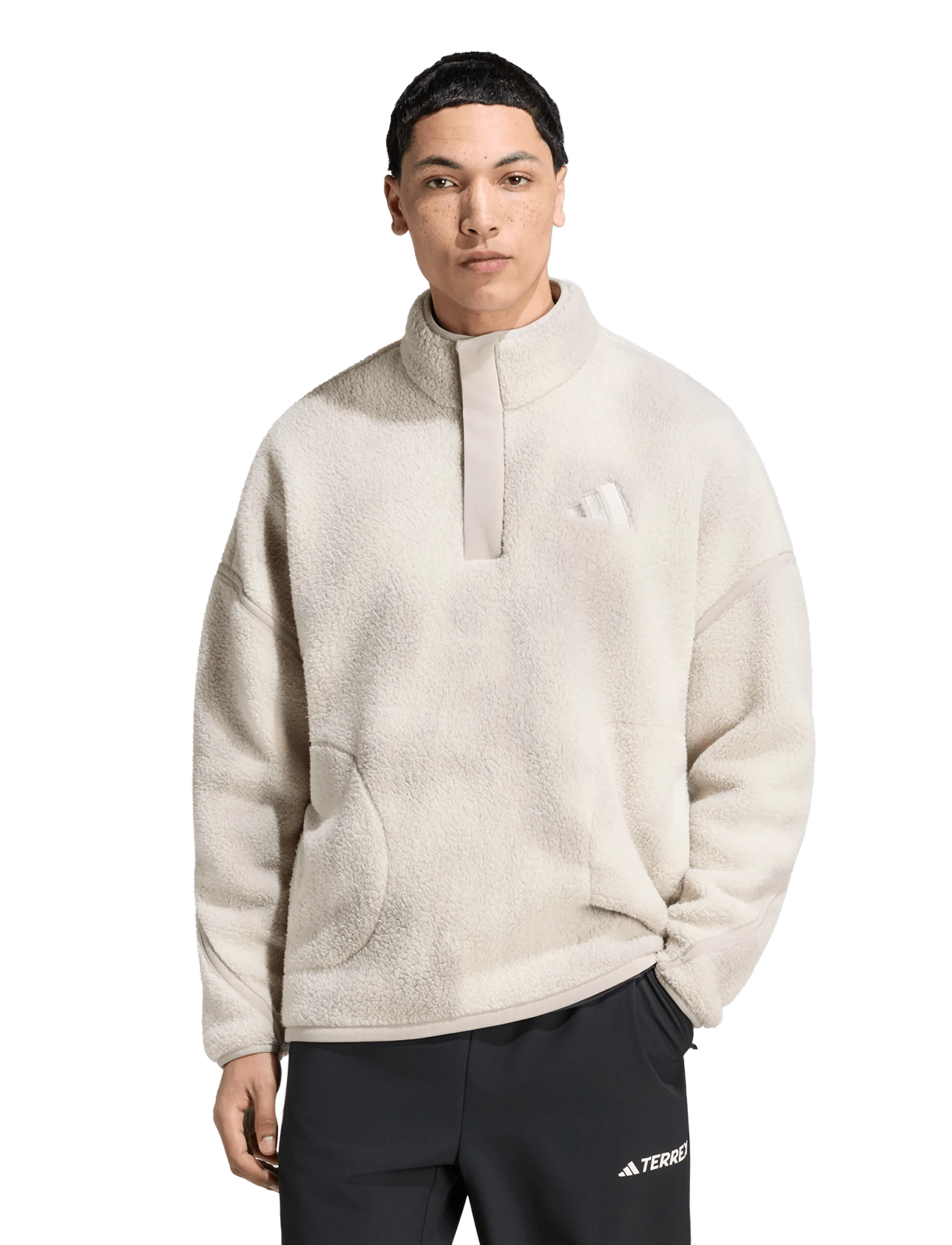 adidas Terrex - MT ESS HP AOP - fleece og mellemlag - wonalu/lbrown - 2
