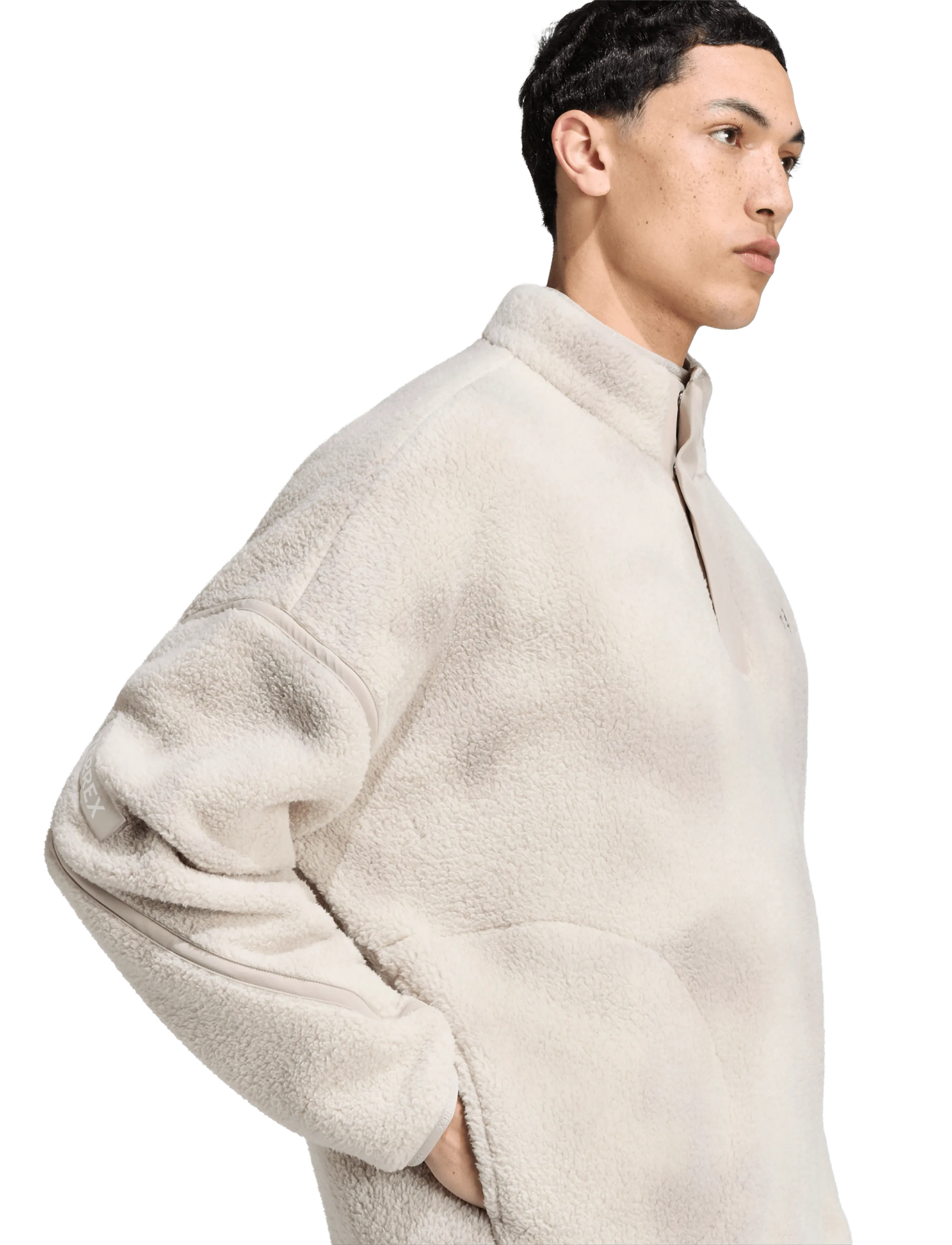 adidas Terrex - MT ESS HP AOP - fleece og mellemlag - wonalu/lbrown - 3
